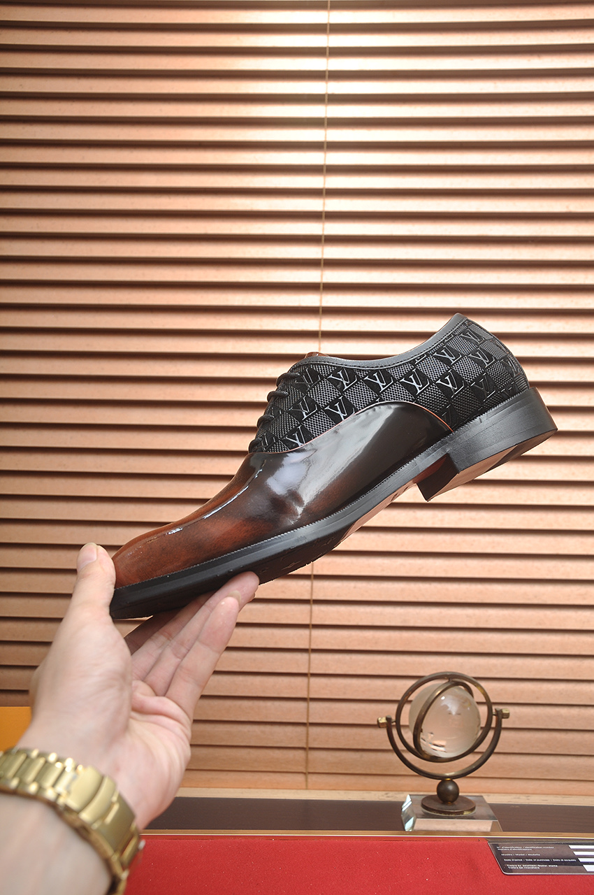Louis Vuitton Leather Dress Shoes, Italian Leather Lace-Up Business Shoes 6 i1746465374349 5396 0 4