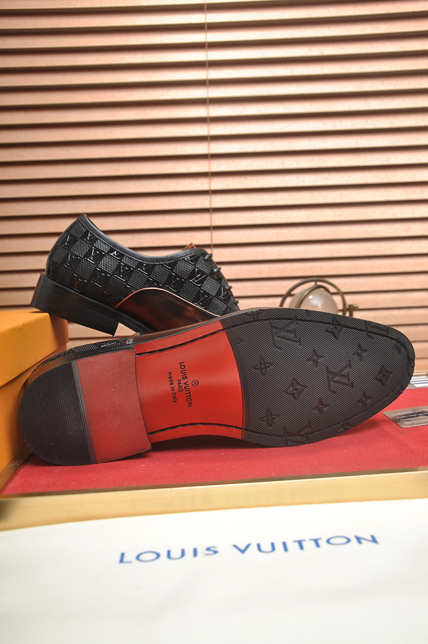 Louis Vuitton Leather Dress Shoes, Italian Leather Lace-Up Business Shoes 8 i1746465374372 7076 0 6