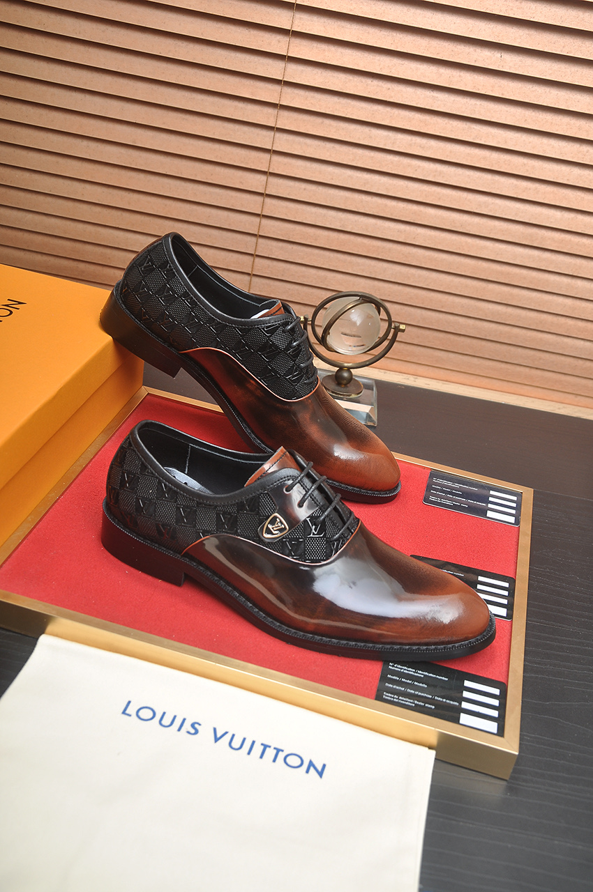 Louis Vuitton Leather Dress Shoes, Italian Leather Lace-Up Business Shoes 7 i1746465374397 1492 0 5