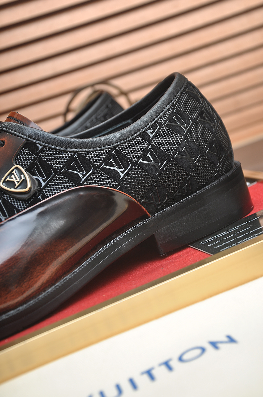 Louis Vuitton Leather Dress Shoes, Italian Leather Lace-Up Business Shoes 10 i1746465374916 8177 0 8