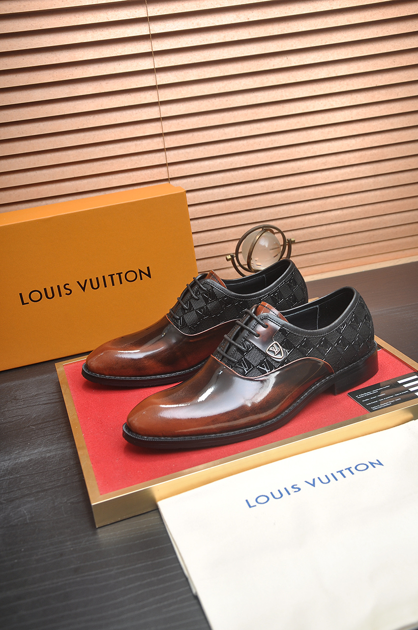 Louis Vuitton Leather Dress Shoes, Italian Leather Lace-Up Business Shoes 4 i1746465374944 8292 0 2