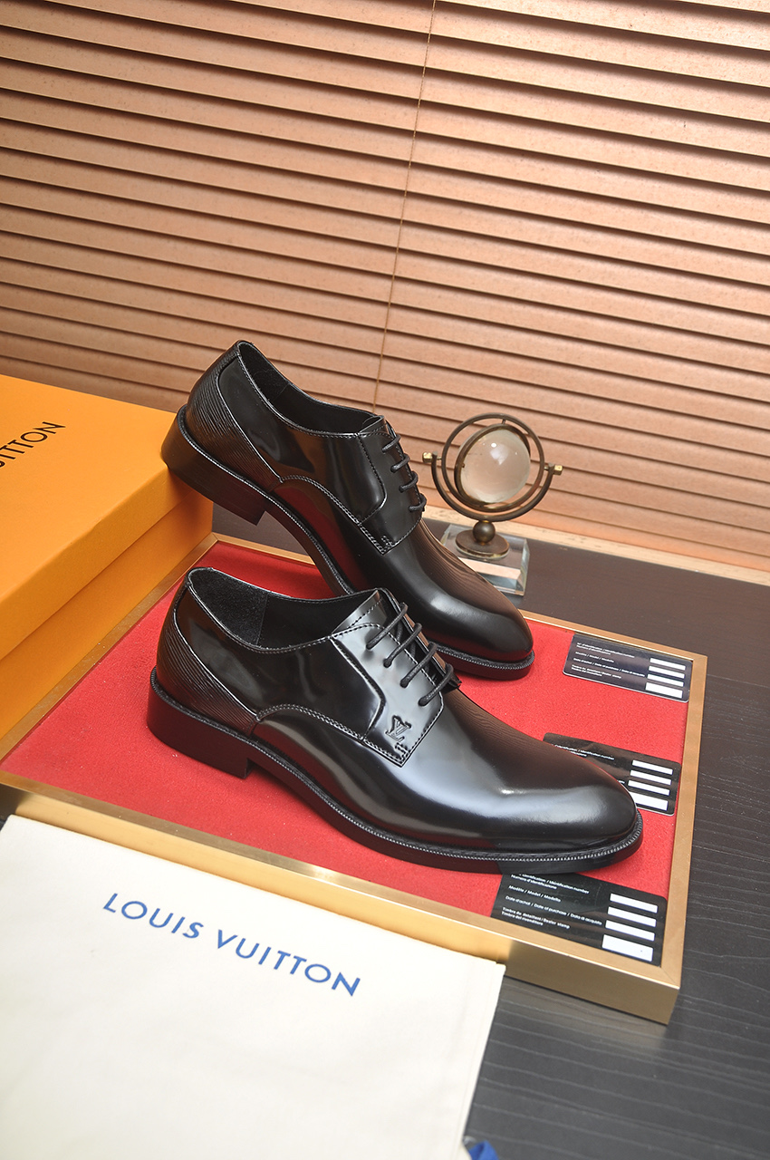 Louis Vuitton Leather Oxford Dress Shoes - Business Style, High-end Quality 7 i1746465466280 3053 0 5