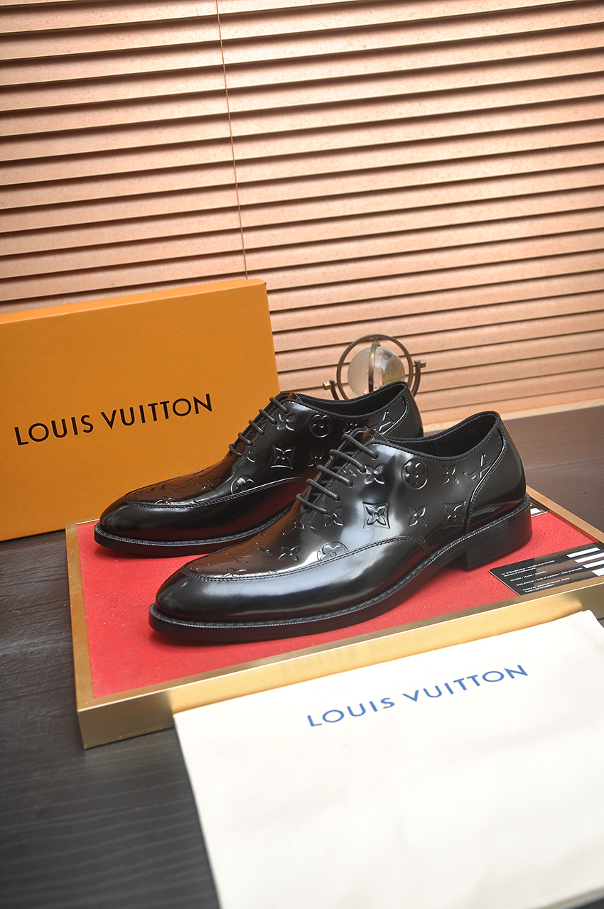 Louis Vuitton Leather Dress Shoes - Italian Leather, Rubber Sole, Timeless Style 4 i1746465494735 3381 0 2