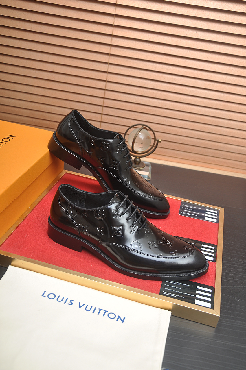 Louis Vuitton Leather Dress Shoes - Italian Leather, Rubber Sole, Timeless Style 7 i1746465494743 5435 0 5