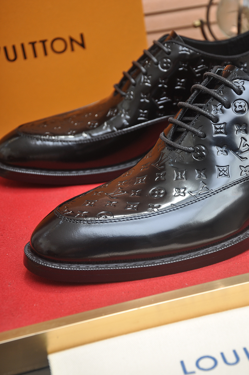 Louis Vuitton Leather Business Dress Shoes - Italian Imported Cowhide 9 i1746465521246 7130 0 7