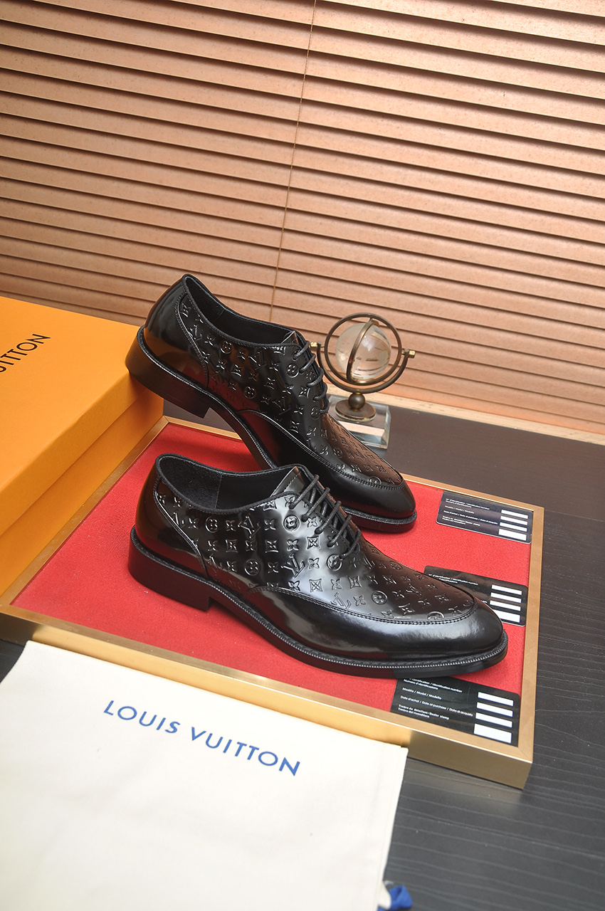 Louis Vuitton Leather Business Dress Shoes - Italian Imported Cowhide 7 i1746465521288 8427 0 5