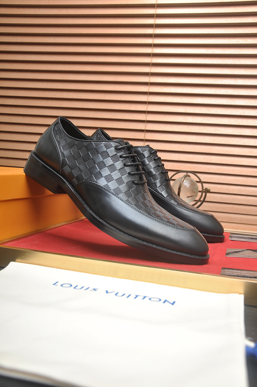 Louis Vuitton Leather Business Dress Shoes - Italian Calfskin, Rubber Sole 3 i1746465534193 7981 0 1