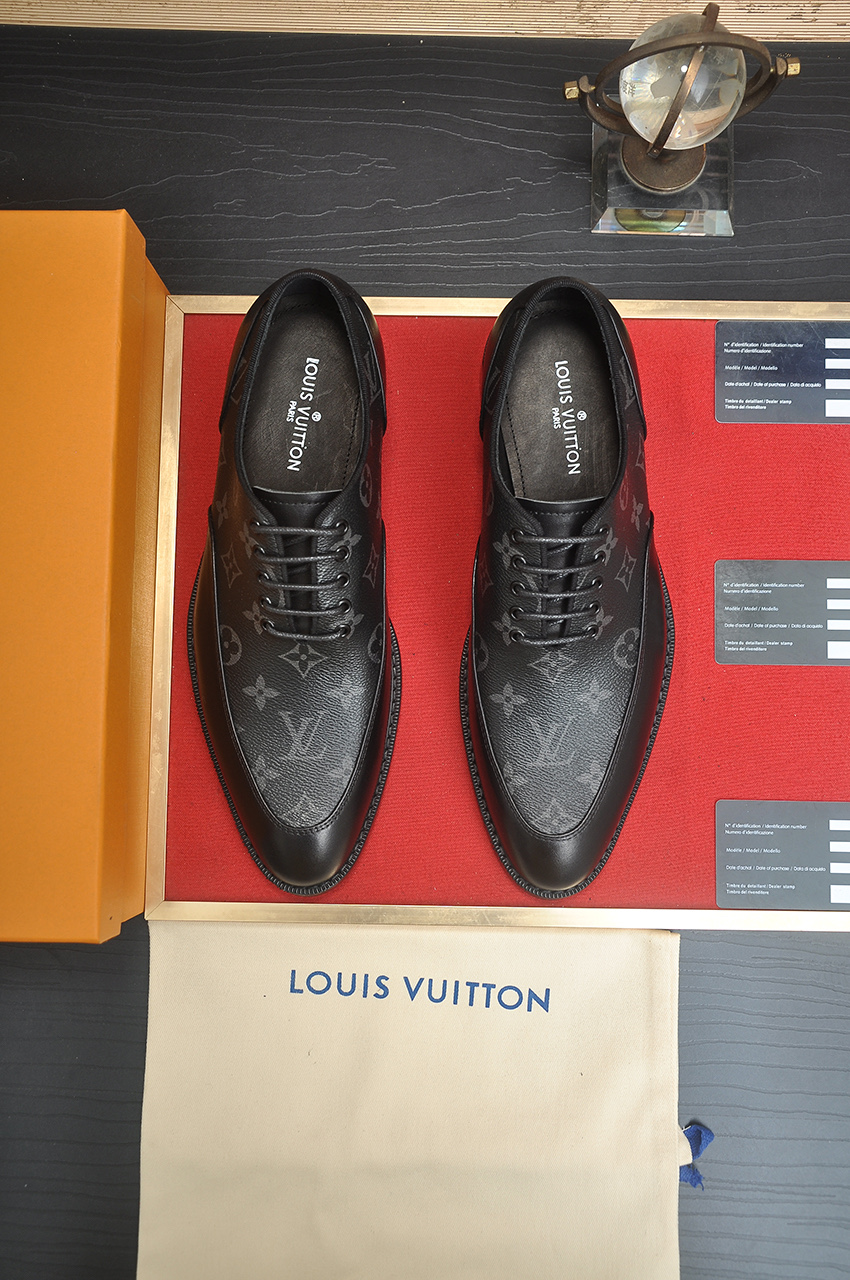 Louis Vuitton Leather Business Dress Shoes - Italian Imported Leather 1 Louis Vuitton Leather Business Dress Shoes - Italian Imported Leather
