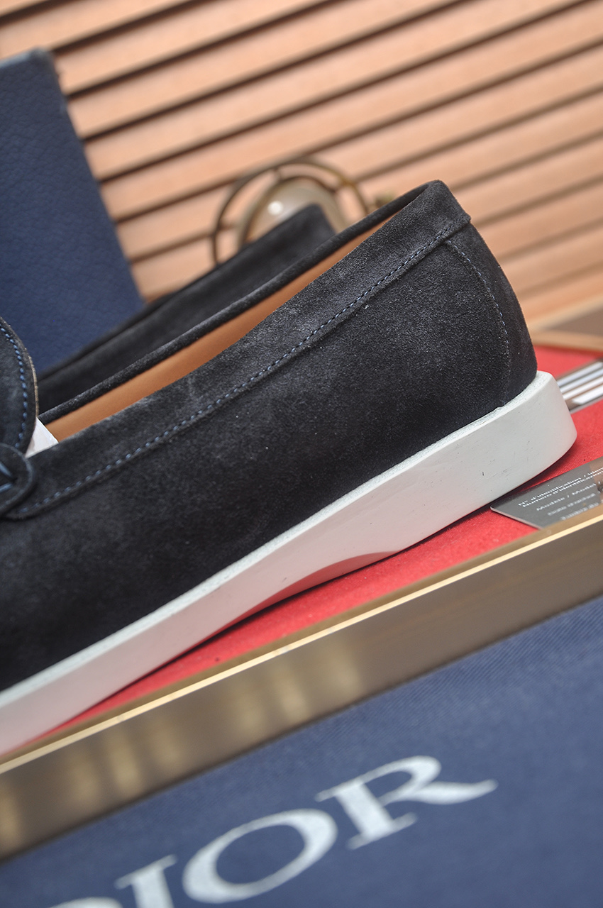 Dior Leather Loafers for Men, Black Suede with 'CD' Signature, Size 38-45 10 i1746724882338 2017 0 8