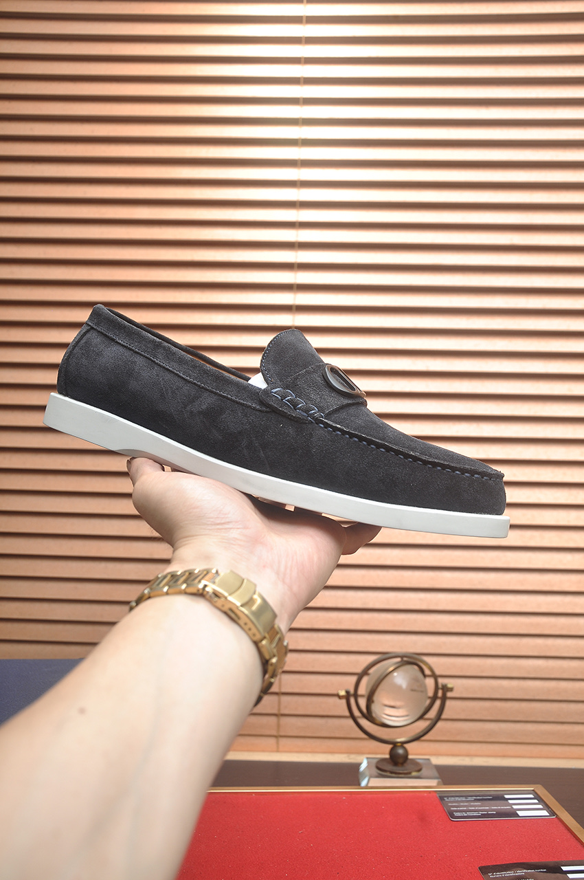 Dior Leather Loafers for Men, Black Suede with 'CD' Signature, Size 38-45 5 i1746724882966 6808 0 3