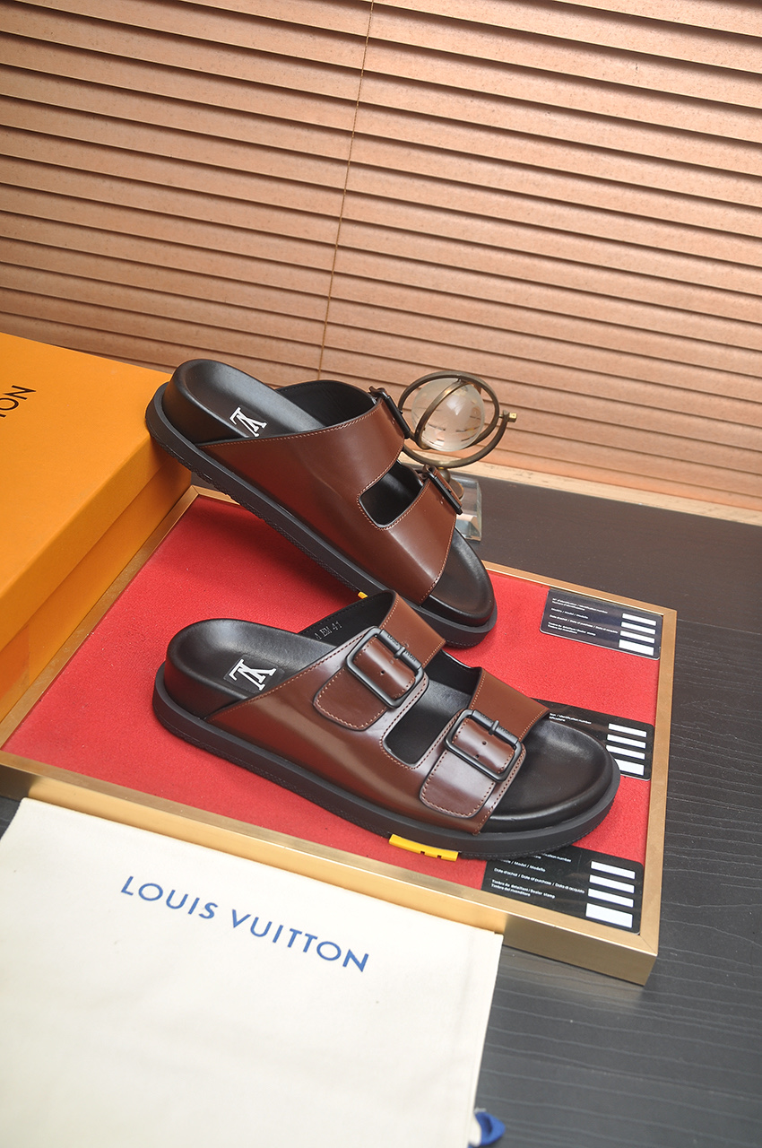 Louis Vuitton Men's Leather Sandals - Stylish Summer Essentials 8 i1746725364403 9366 0 6