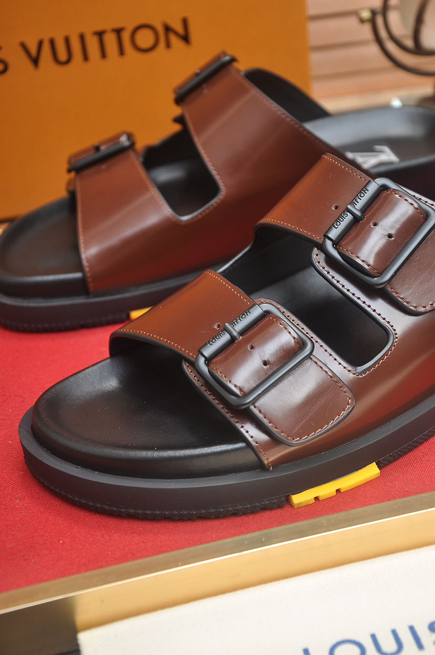 Louis Vuitton Men's Leather Sandals - Stylish Summer Essentials 10 i1746725364409 3946 0 8