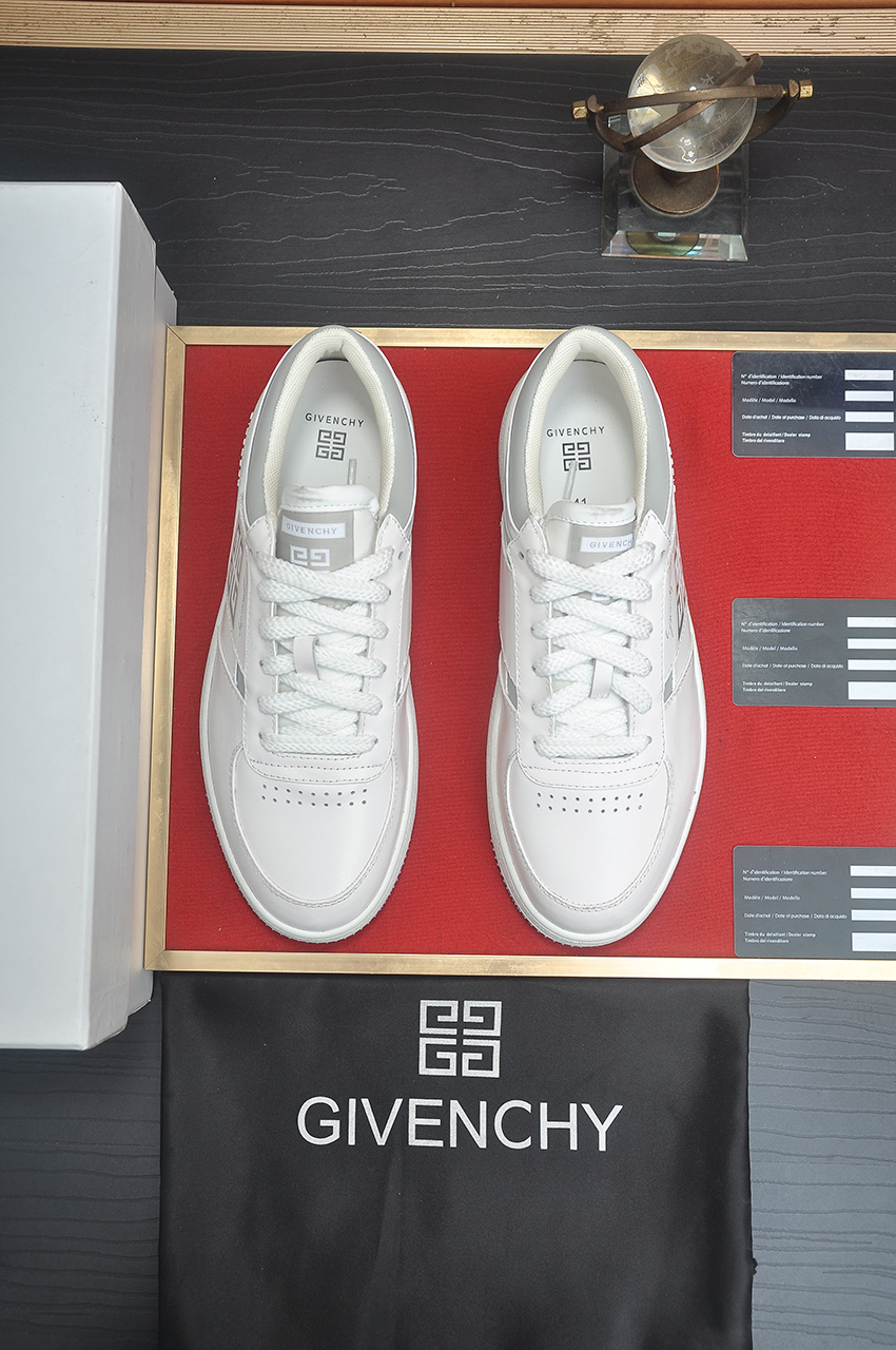 Givenchy Men's City Sport Leather Sneakers - White/Gray, Sizes 38-44 3 i1746983239919 3194 0 9
