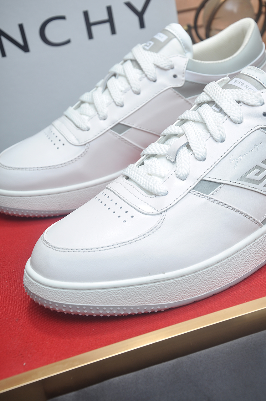 Givenchy Men's City Sport Leather Sneakers - White/Gray, Sizes 38-44 9 i1746983279978 3008 0 7