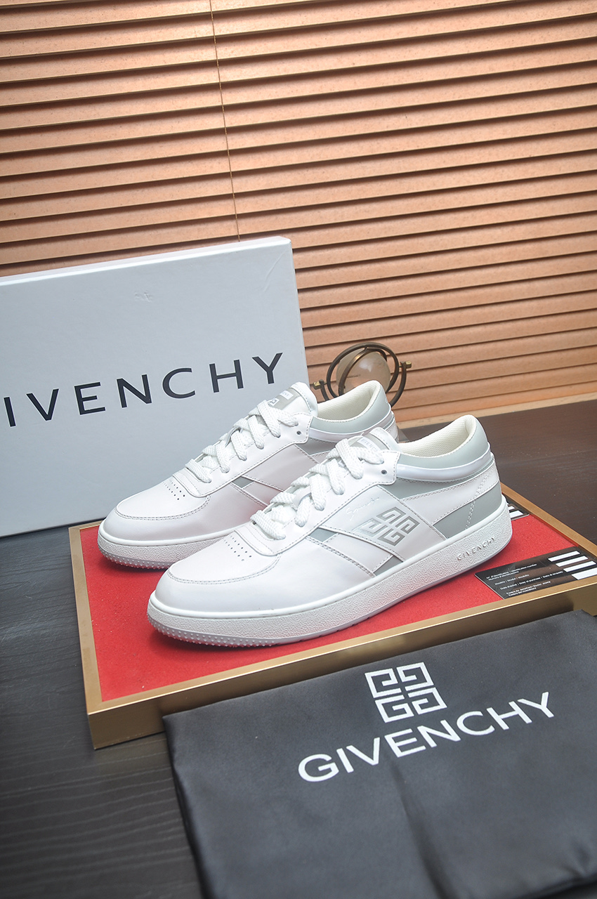 Givenchy Men's City Sport Leather Sneakers - White/Gray, Sizes 38-44 5 i1746983280575 7992 0 3