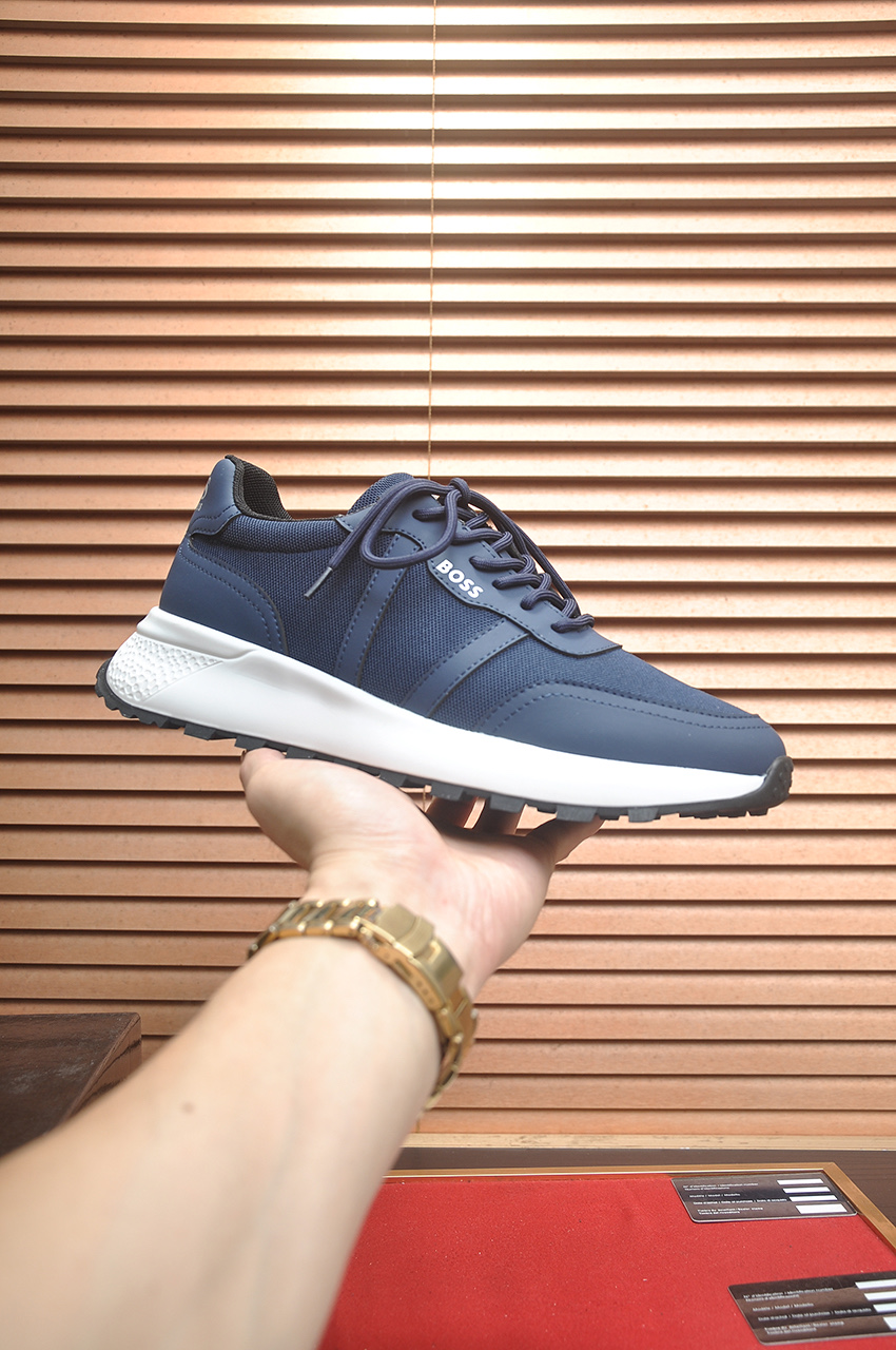 NO:351467,【BOSS】The highest version of men's shoes in the market, welcome to compare 1:1, single style of BOSS Hong Kong counter casual shoes, counter quality, support inspection, high-quality workmanship, upper is made of Italian imported timber cowhide splicing fabric imported sheepskin lining, original fashion sports sole, casual fashion, high-end quality, size 38-45 (45 customized), cowhide, sheepskin19860909【BOSS】市场最高版本男鞋,欢迎1:1对比,爆单款BOSS香港专柜休闲鞋,专柜品质,支持验货,优质做工,鞋面采用意大利进口胎牛皮拼接布料进口羊皮内里,原版时尚运动大底 ,休闲时尚,高端品质,码数38-45（45 定制),,cowhide,sheepskin,Men's shoes