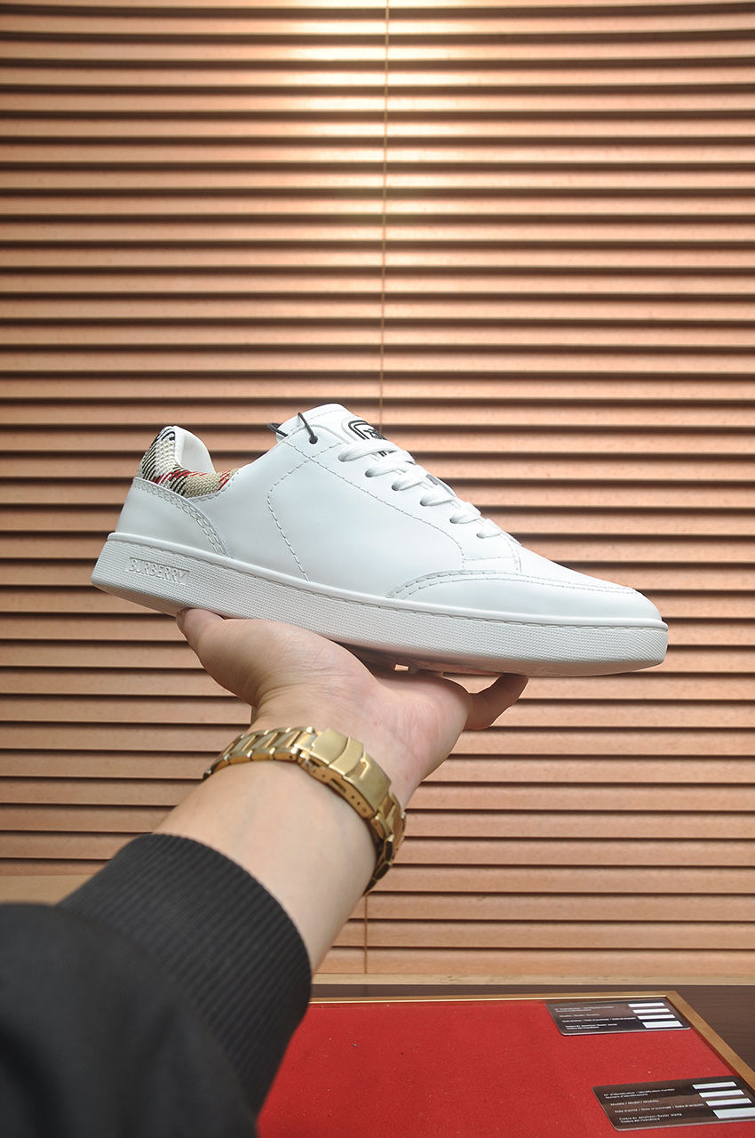 NO:756291,[Burberry] (cowhide lining) classic low-top sneakers | Imported cowhide with classic plaid fabric | Cowhide lining | Original outsole | Fine workmanship and comfortable to wear Size38-44 (45 custom-made),,burberry,burberry,sneakers,cowhide19860909【burberry巴宝莉】（牛皮内里）经典低帮运动鞋｜进口牛皮搭配经典格纹布料｜牛皮内里｜原版大底｜做工精细穿着舒适 Size38-44（45定做）,,burberry,burberry,sneakers,cowhide,Men's shoes