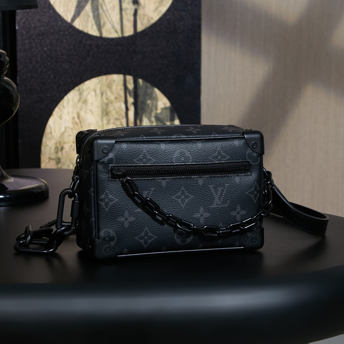 Exclusive release model: M44735 [Special Enhanced Edition]. The leather is genuine Italian Grade A diamond-patterned leather from a reputable factory, featuring high quality in materials, hardware, craftsmanship, edge oiling, and overall production. Fully upgraded, the product matches the images shown, with complete packaging dimensions of 18.5*13*8CM. image 1