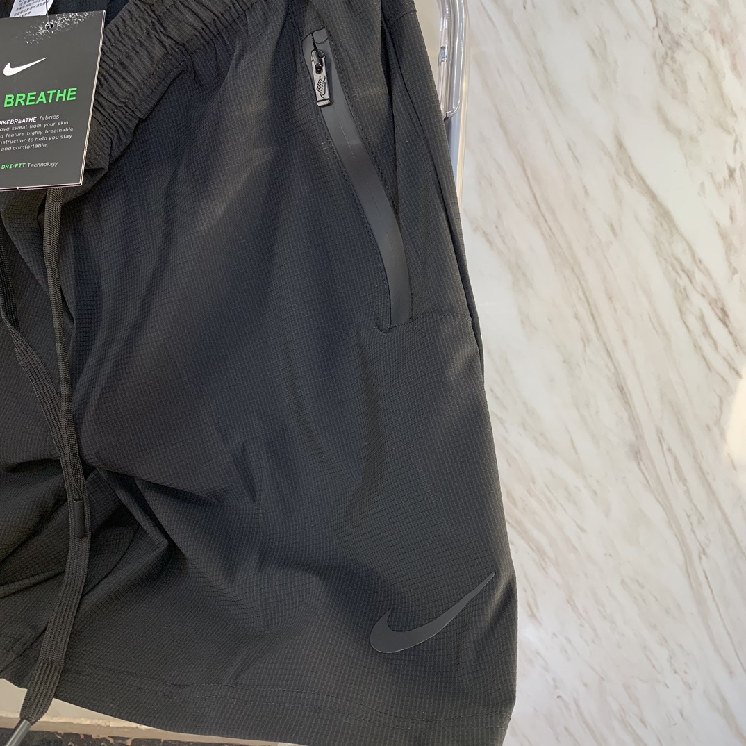 Nike Dry-Print Sports Shorts: Cool, Durable, Photoprinted. Unisex in Black/Grey. Sizes L-3XL. - 图片 7