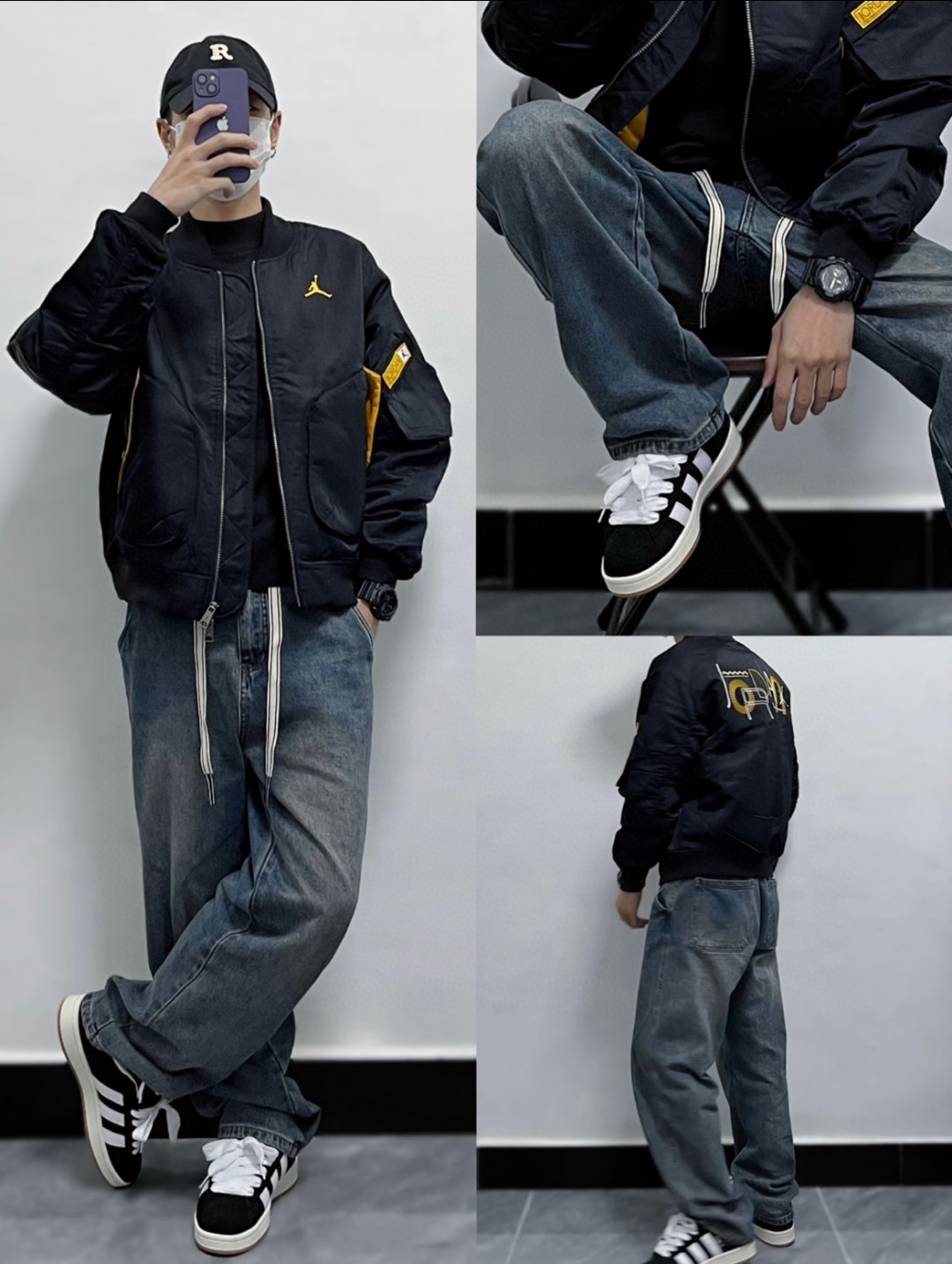 FY680# Jodanga Cotton Chain Flight Suit, Stylish and Comfortable Winter Coat with Multiple Sizes - 图片 3