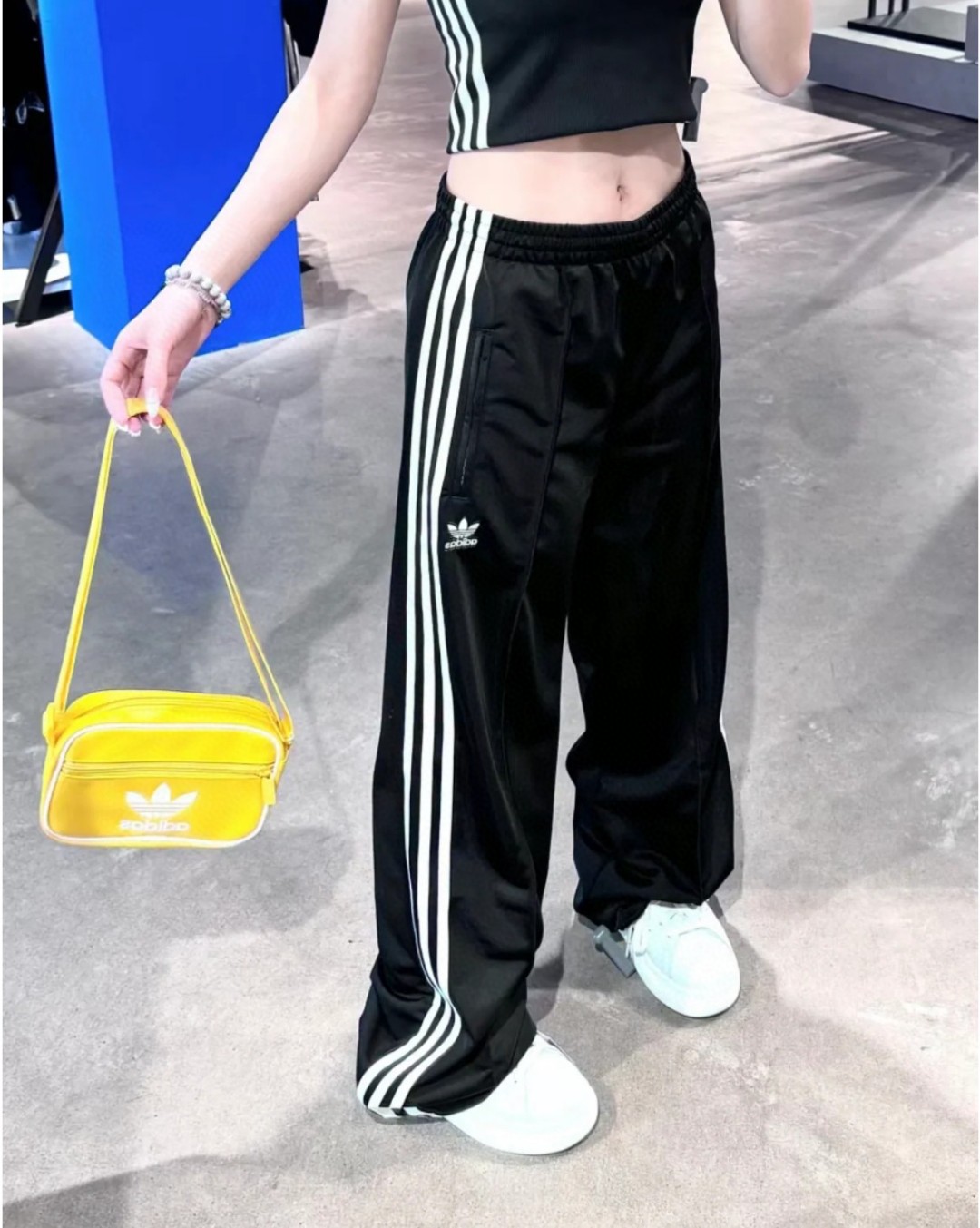 Adidas Quick-Dry Leisure Pants: High-Quality Comfort with Classic Design, Various Sizes. - 图片 1