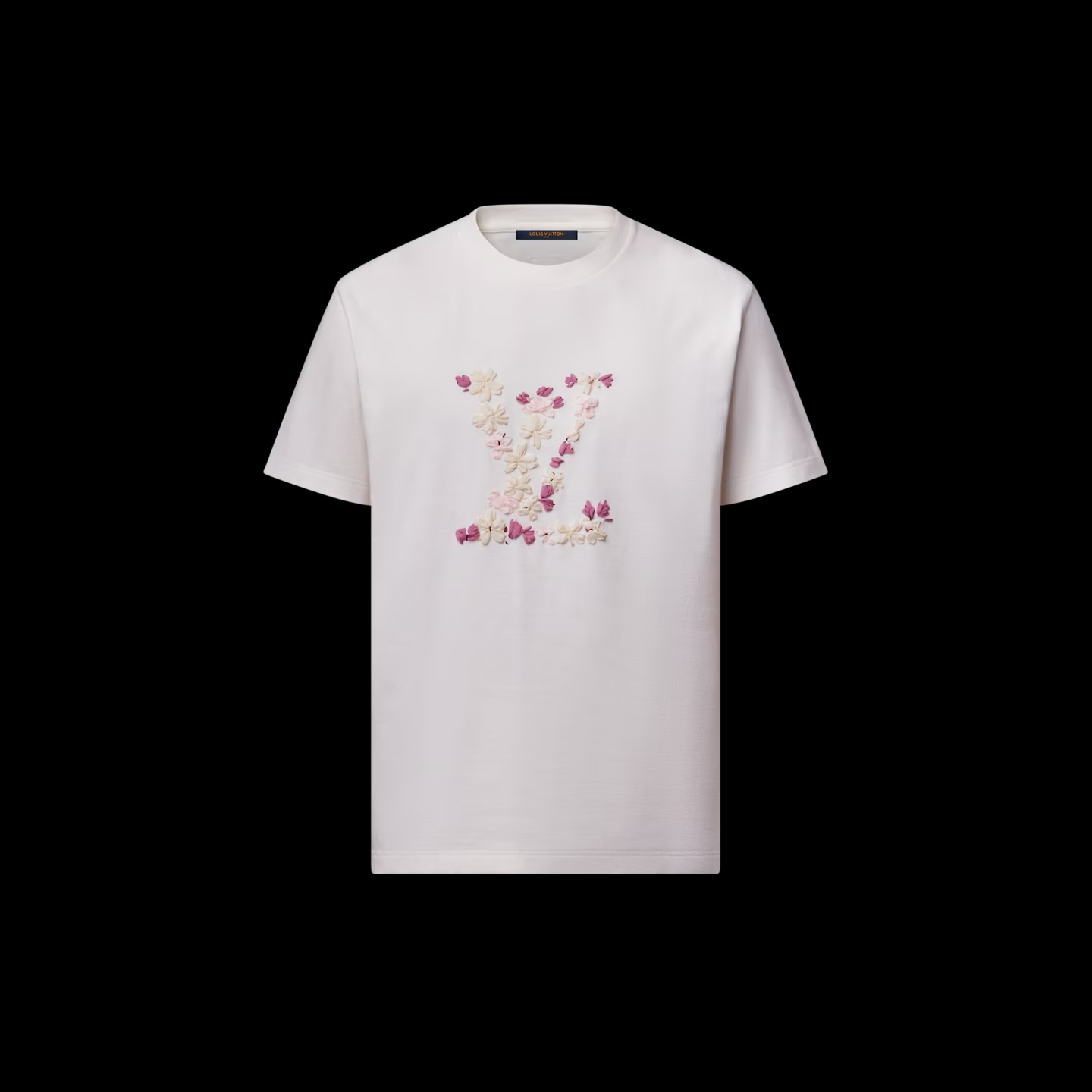 Louis Vuitton Nigo Collaboration Floral Embroidered Crew Neck T-Shirt 3 i1753883518989 3720 0 1
