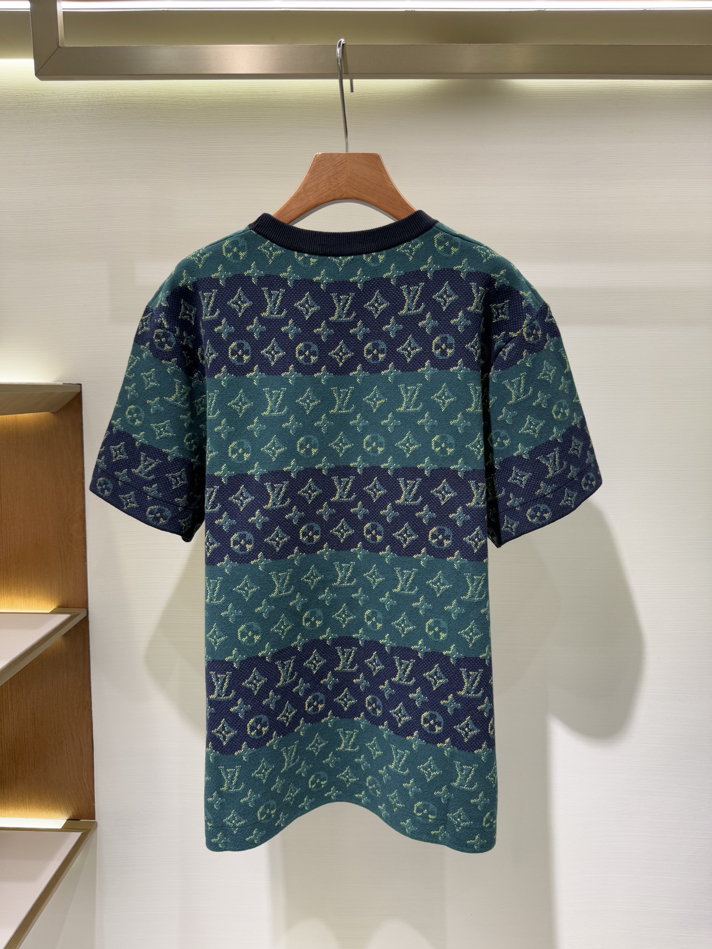 Louis Vuitton Monogram Jacquard Jersey Crew Neck Tee - Striped Pattern 2 i1758527164641 4885 0 1