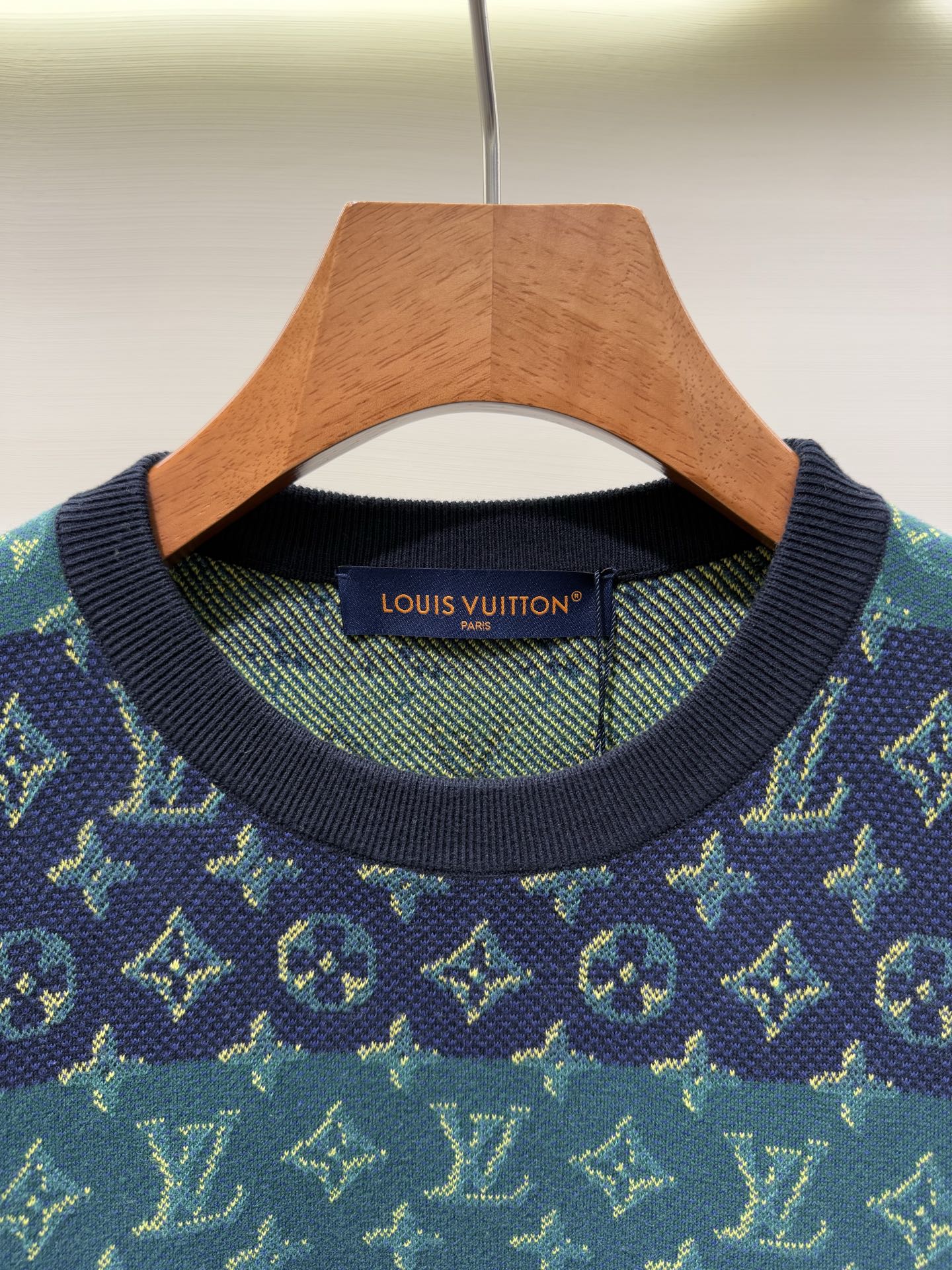 Louis Vuitton Monogram Jacquard Jersey Crew Neck Tee - Striped Pattern 4 i1758527169894 1244 0 3