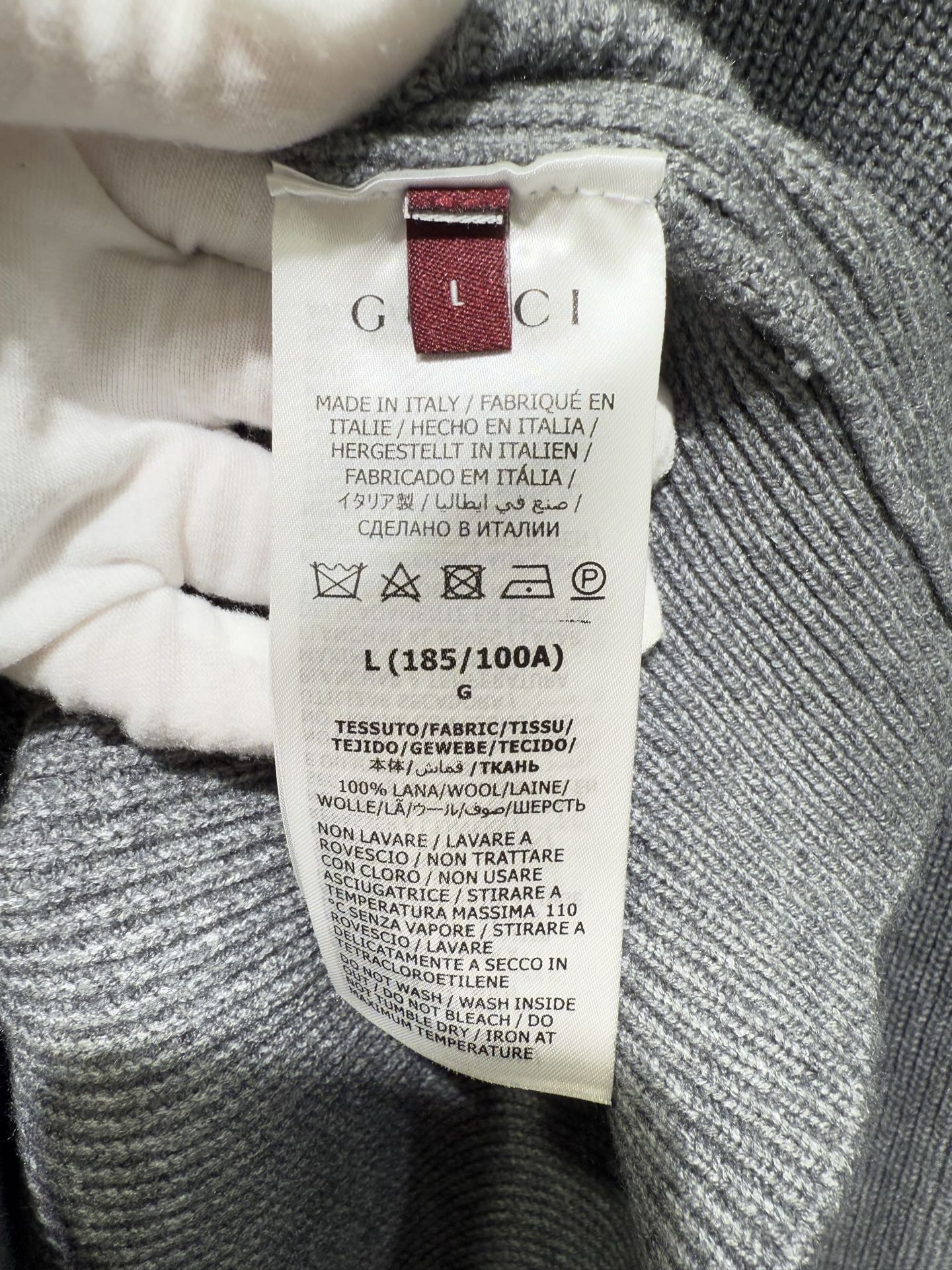 Gucci Grey Knitwear Jersey Sweater - Stylish and Comfortable 8 i1759339740645 4382 0 7