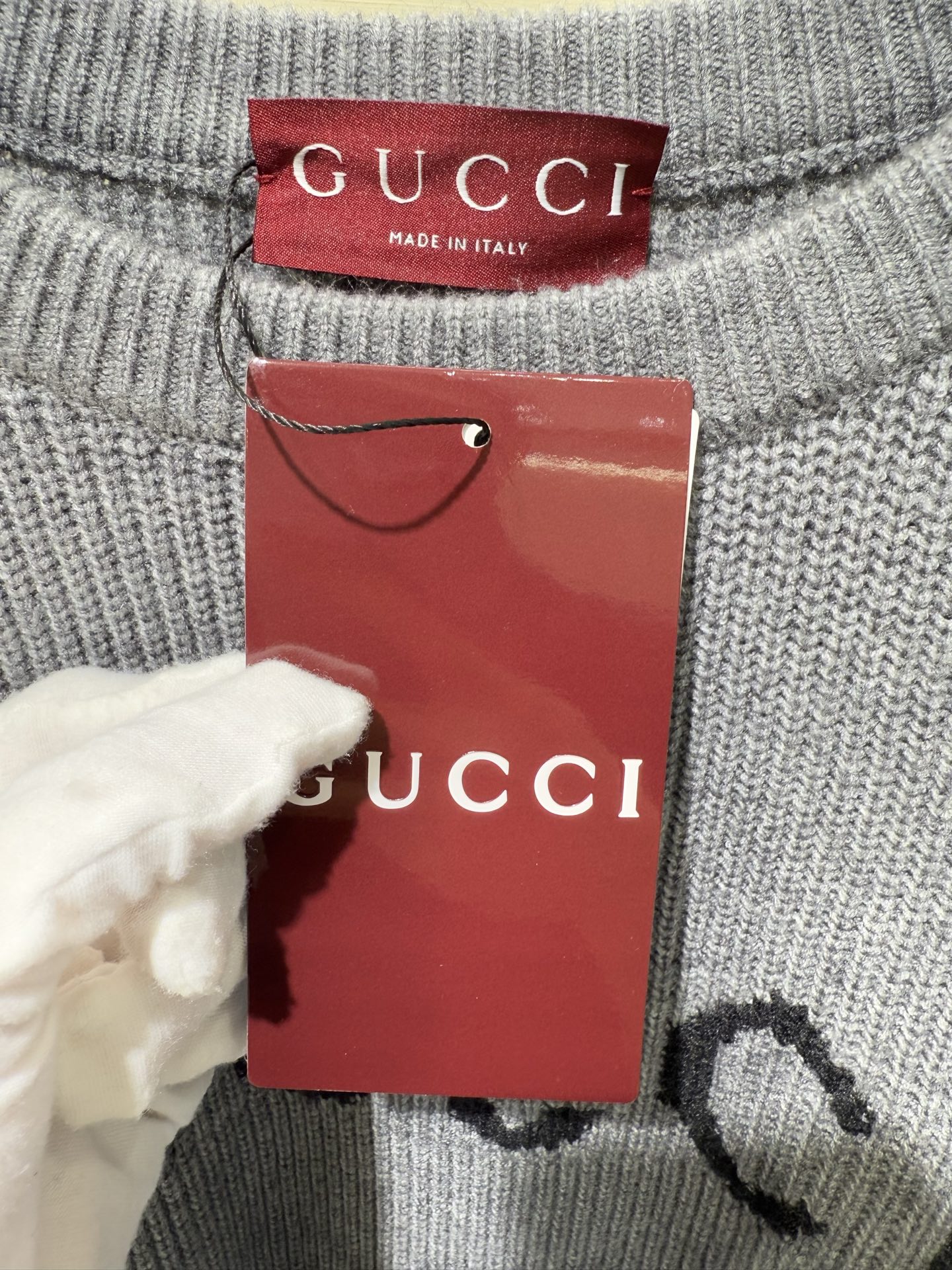 Gucci Grey Knitwear Jersey Sweater - Stylish and Comfortable 7 i1759339742007 6344 0 6