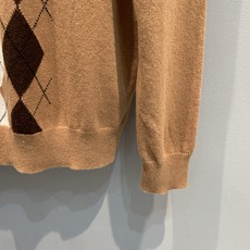 新款🔥出货啦📢 Y版开发 Miumi*2025秋冬新款时髦复古菱格纹polo领山羊绒针织上衣。采用进口山 新款🔥出货啦📢 Y版开发 Miumi*2025秋冬新款时髦复古菱格纹polo领山羊绒针织上衣。采用进口山