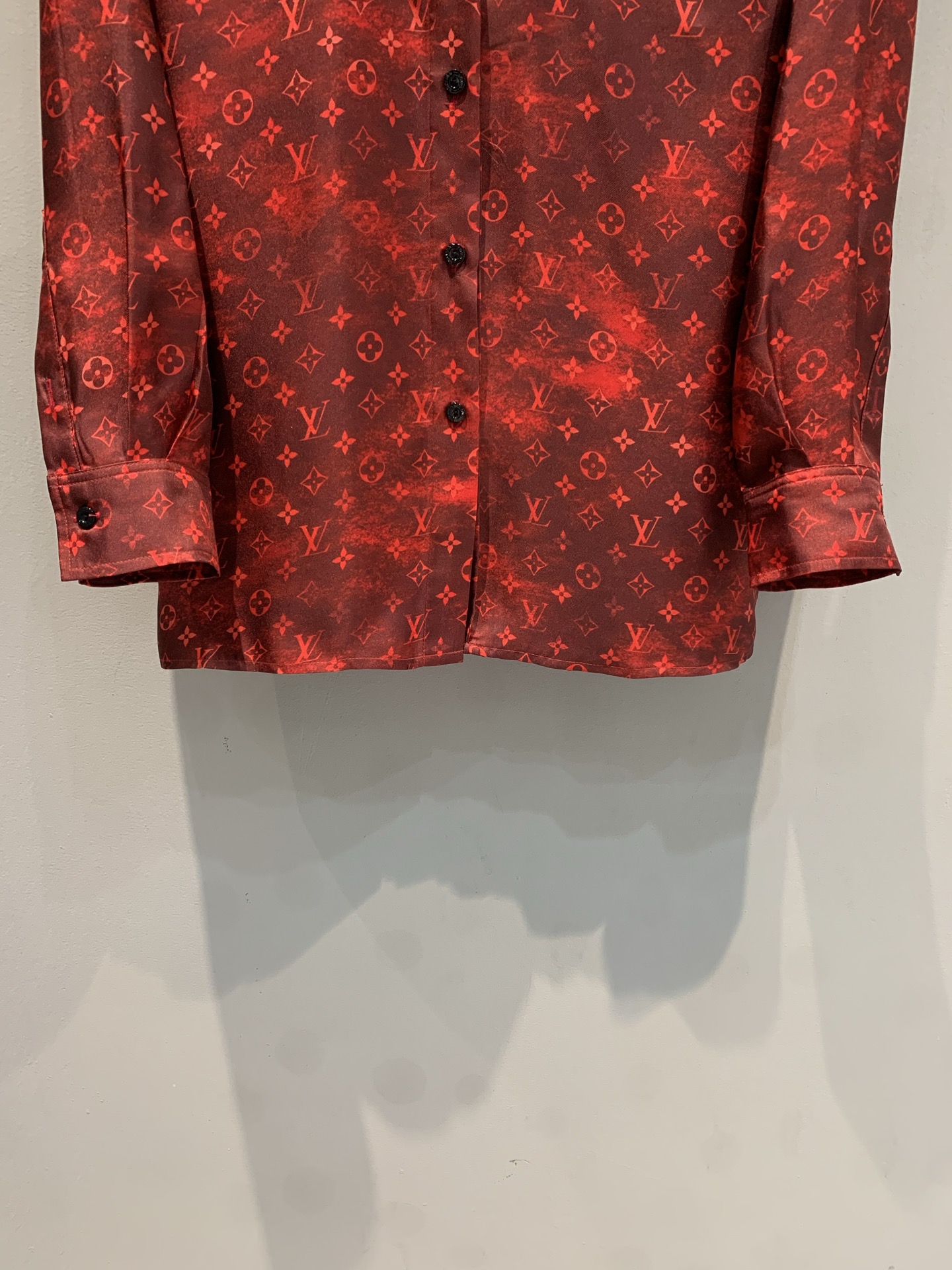 Louis Vuitton Red Monogram Shirt