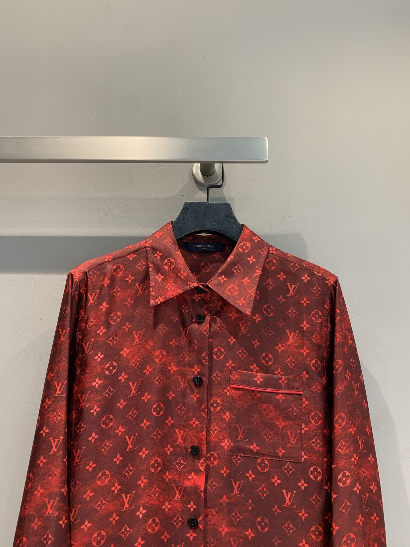 Louis Vuitton Red Monogram Shirt