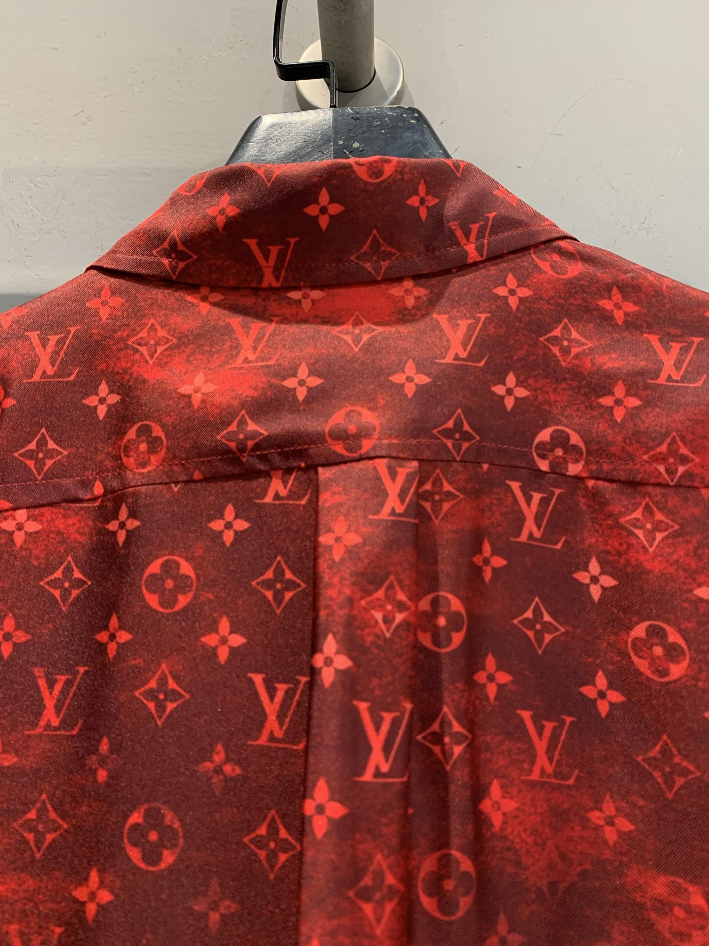 Louis Vuitton Red Monogram Shirt