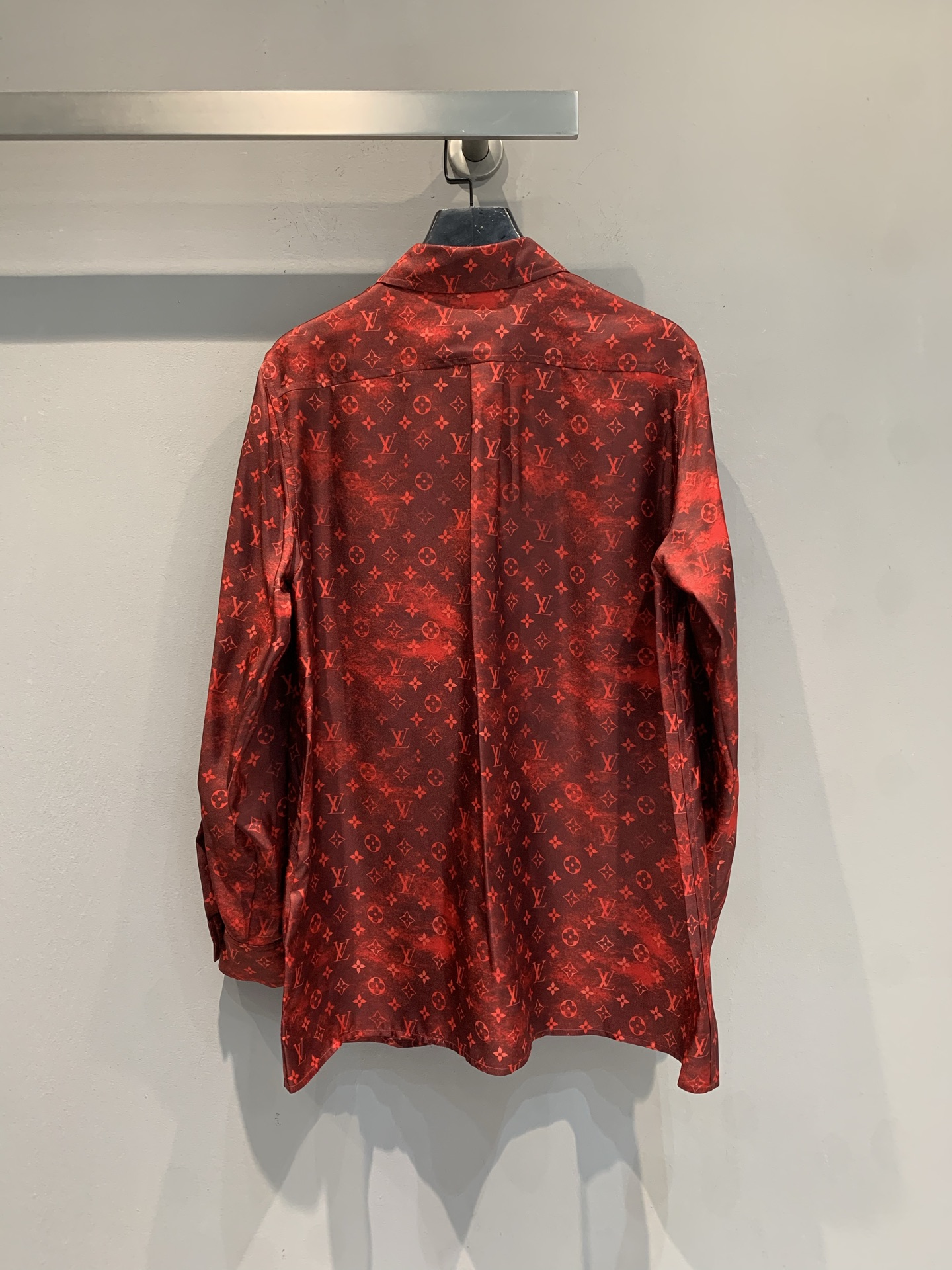 Louis Vuitton Red Monogram Shirt