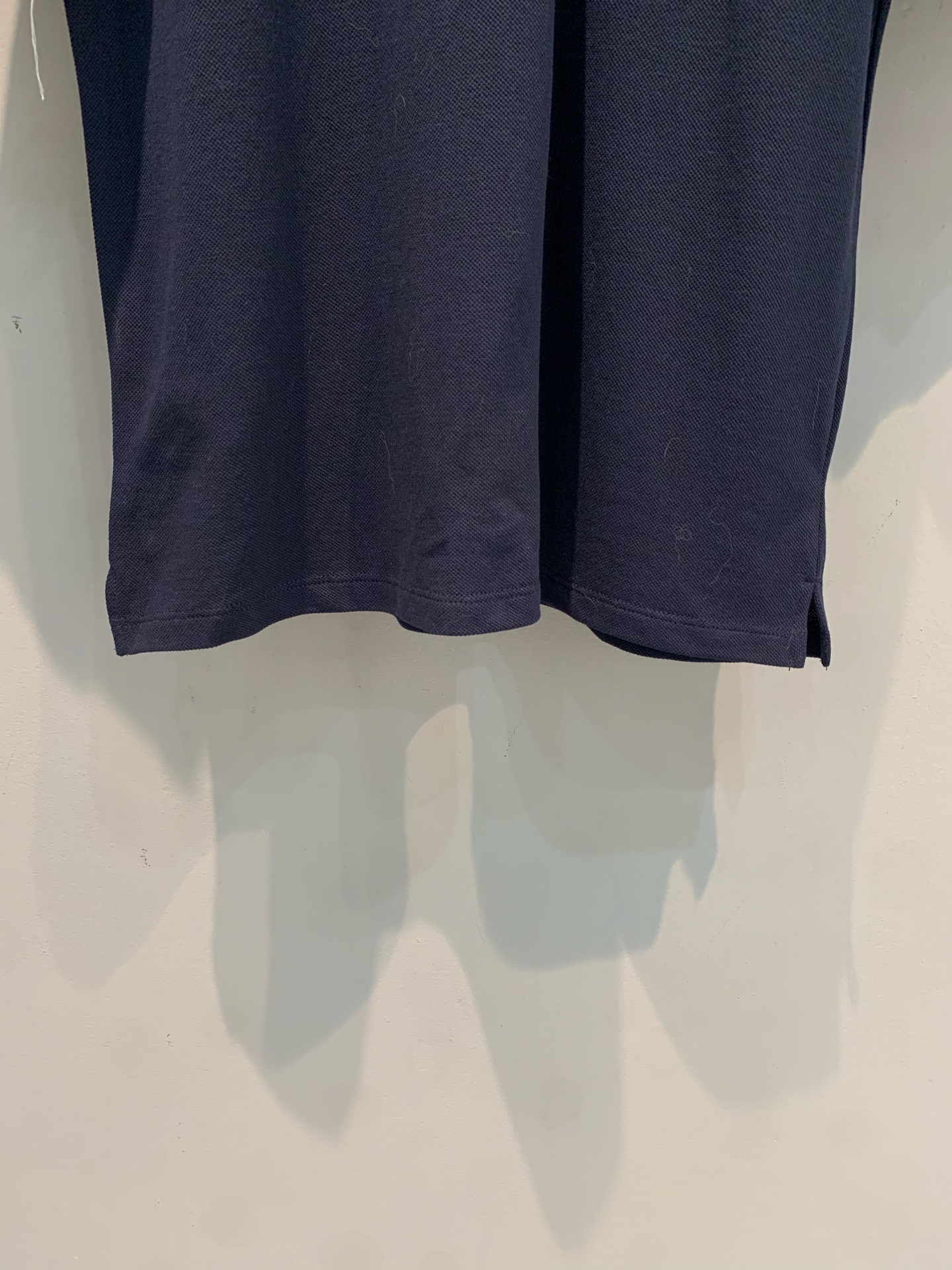 新款 原版开发 Miumi*春夏系列格纹拼接Polo衫，珠地棉材质柔软透气，夏天穿超舒服！深蓝主色+蓝白