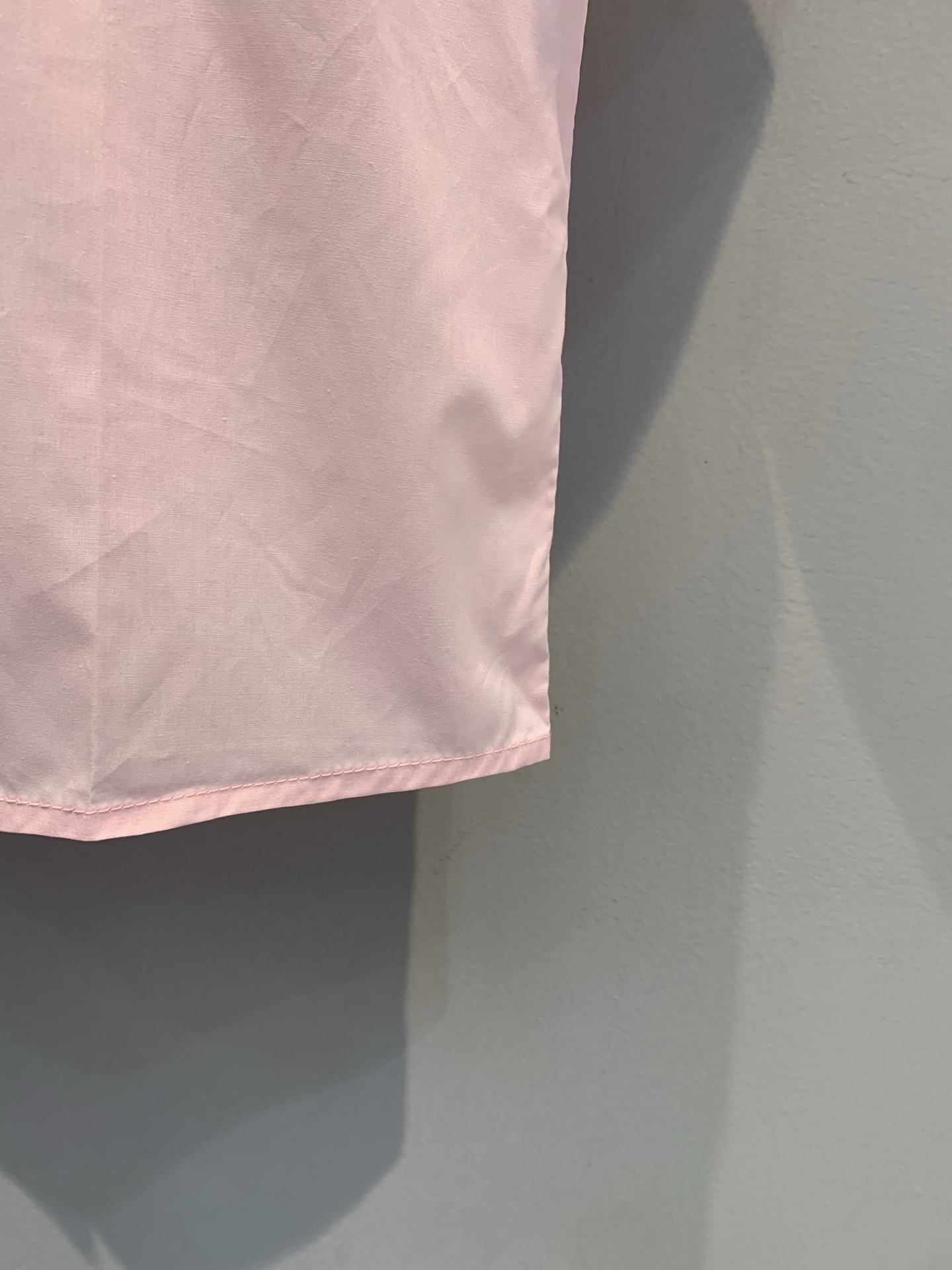 新款 原版开发 Miumi*春夏系列粉色娃娃领短袖衬衫，棉质府绸材质，柔软亲肤，夏天穿超舒服！白色蕾丝娃