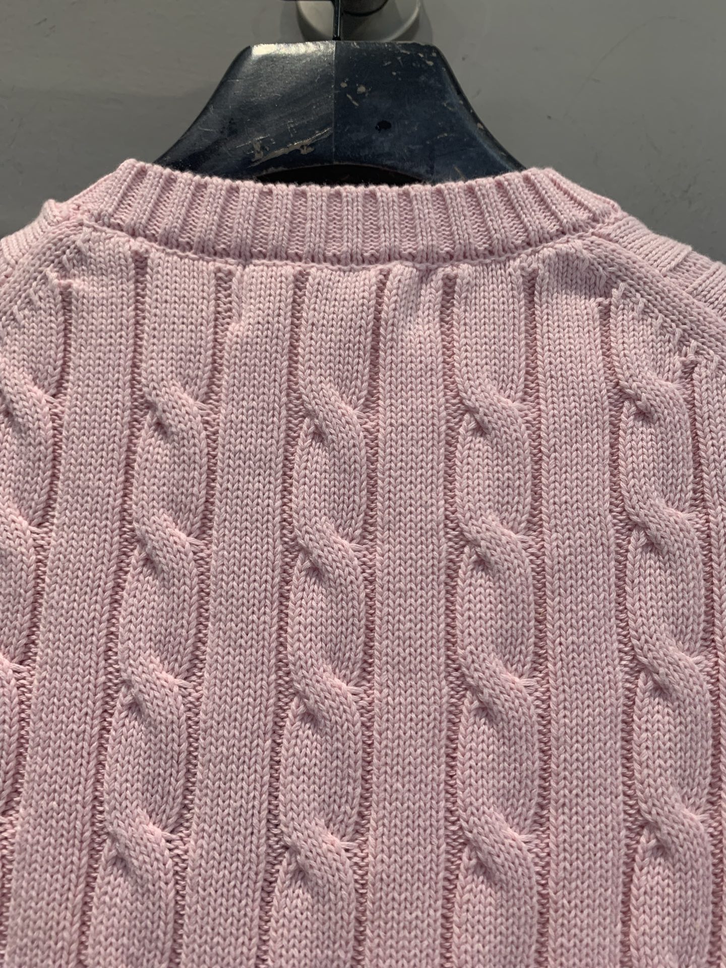 新款🆕 Polo Ralph Lauren麻花针织短袖，经典绞花纹理+圆领设计，修身剪裁超显气质！胸口小