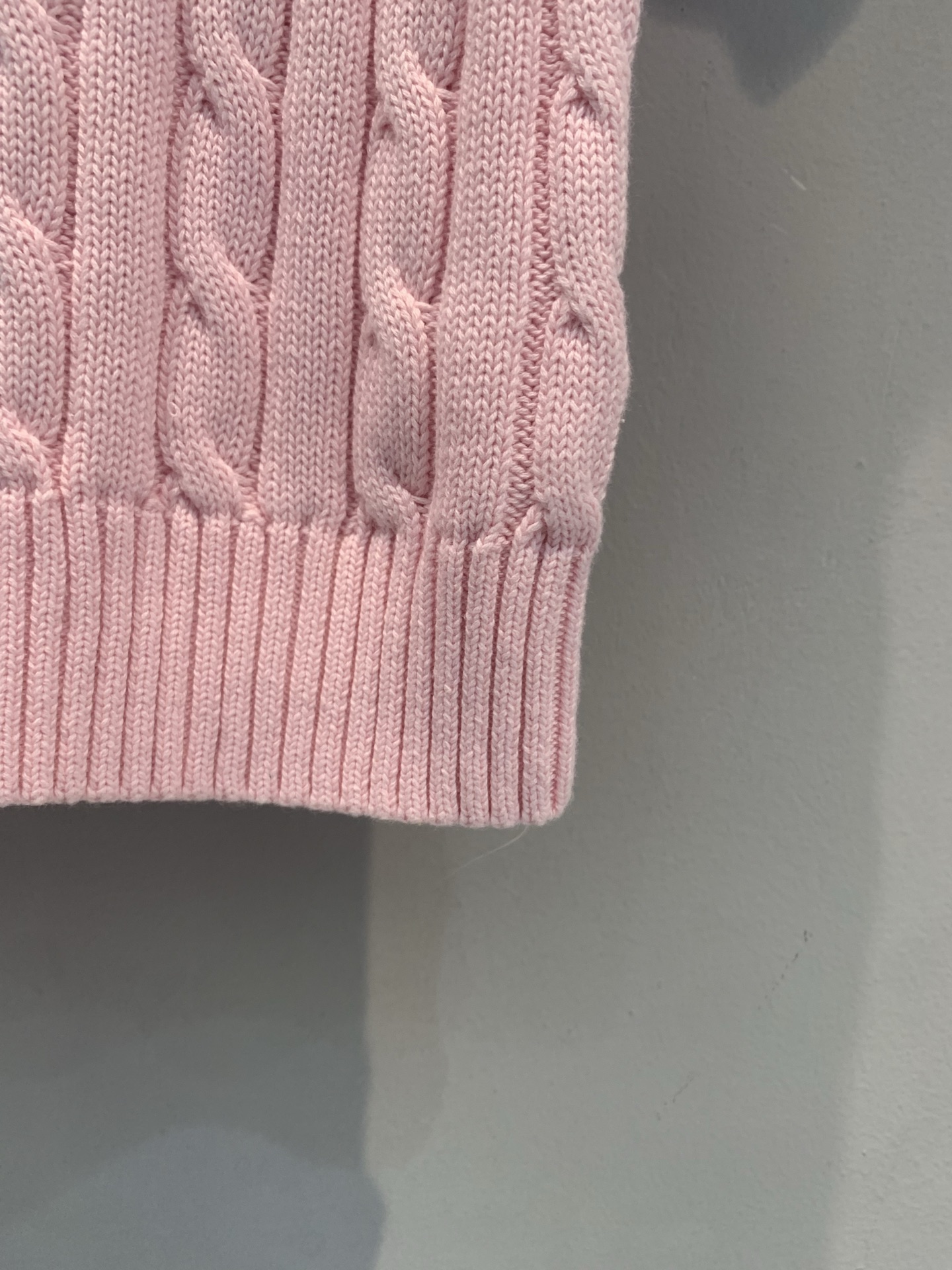 新款🆕 Polo Ralph Lauren麻花针织短袖，经典绞花纹理+圆领设计，修身剪裁超显气质！胸口小