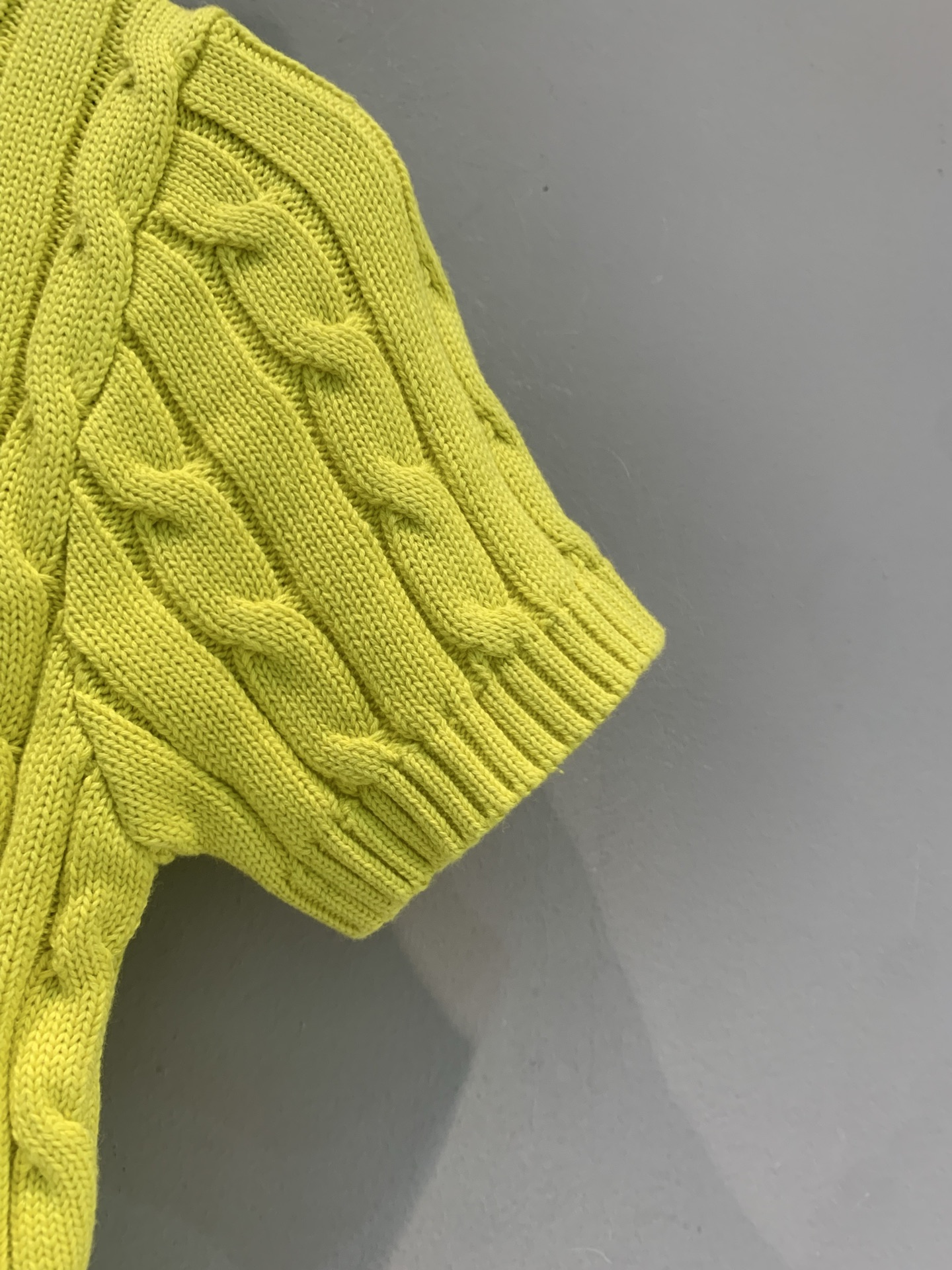 新款🆕 Polo Ralph Lauren麻花针织短袖，经典绞花纹理+圆领设计，修身剪裁超显气质！胸口小