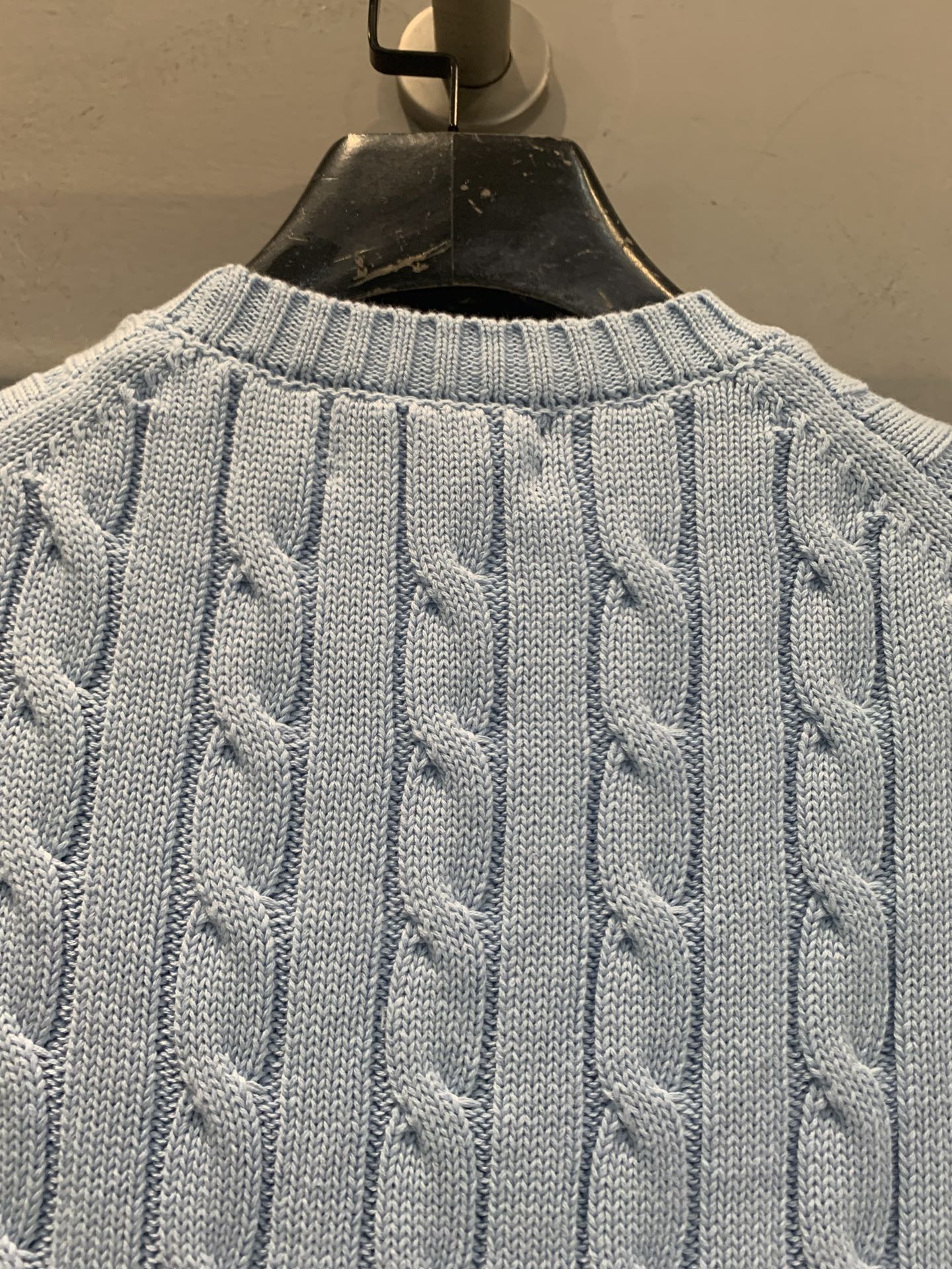 新款🆕 Polo Ralph Lauren麻花针织短袖，经典绞花纹理+圆领设计，修身剪裁超显气质！胸口小