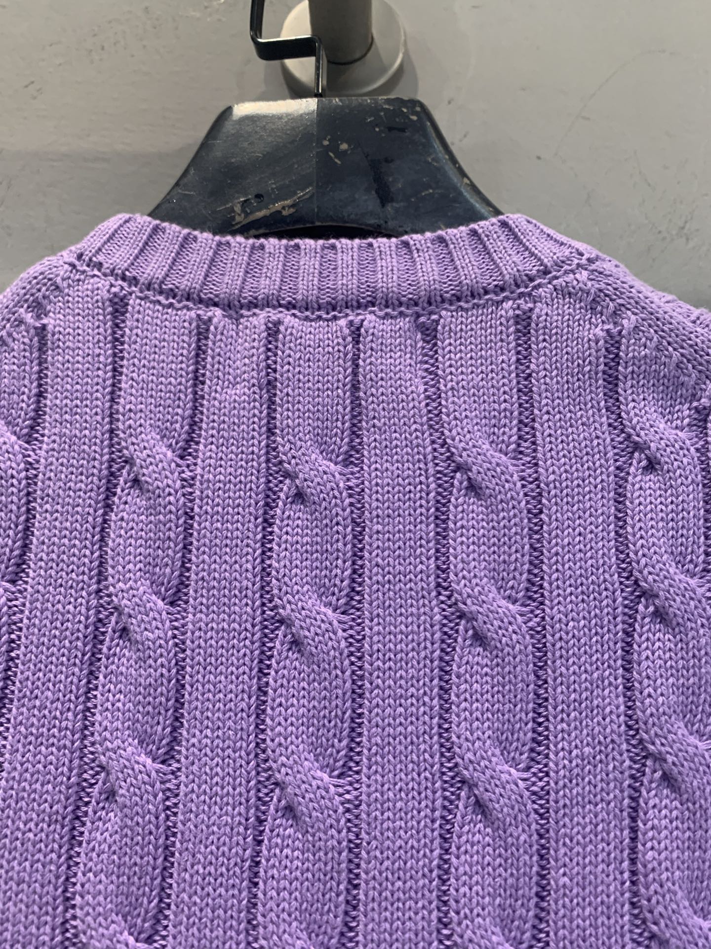 新款🆕 Polo Ralph Lauren麻花针织短袖，经典绞花纹理+圆领设计，修身剪裁超显气质！胸口小