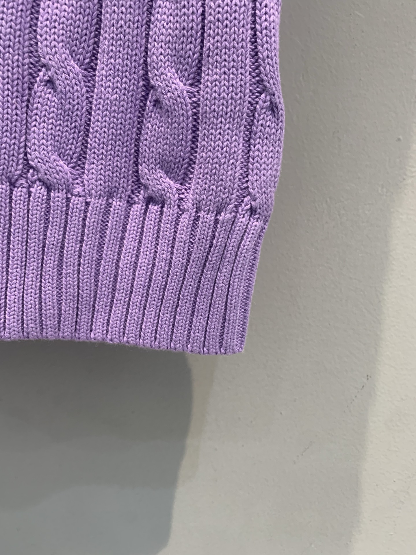 新款🆕 Polo Ralph Lauren麻花针织短袖，经典绞花纹理+圆领设计，修身剪裁超显气质！胸口小