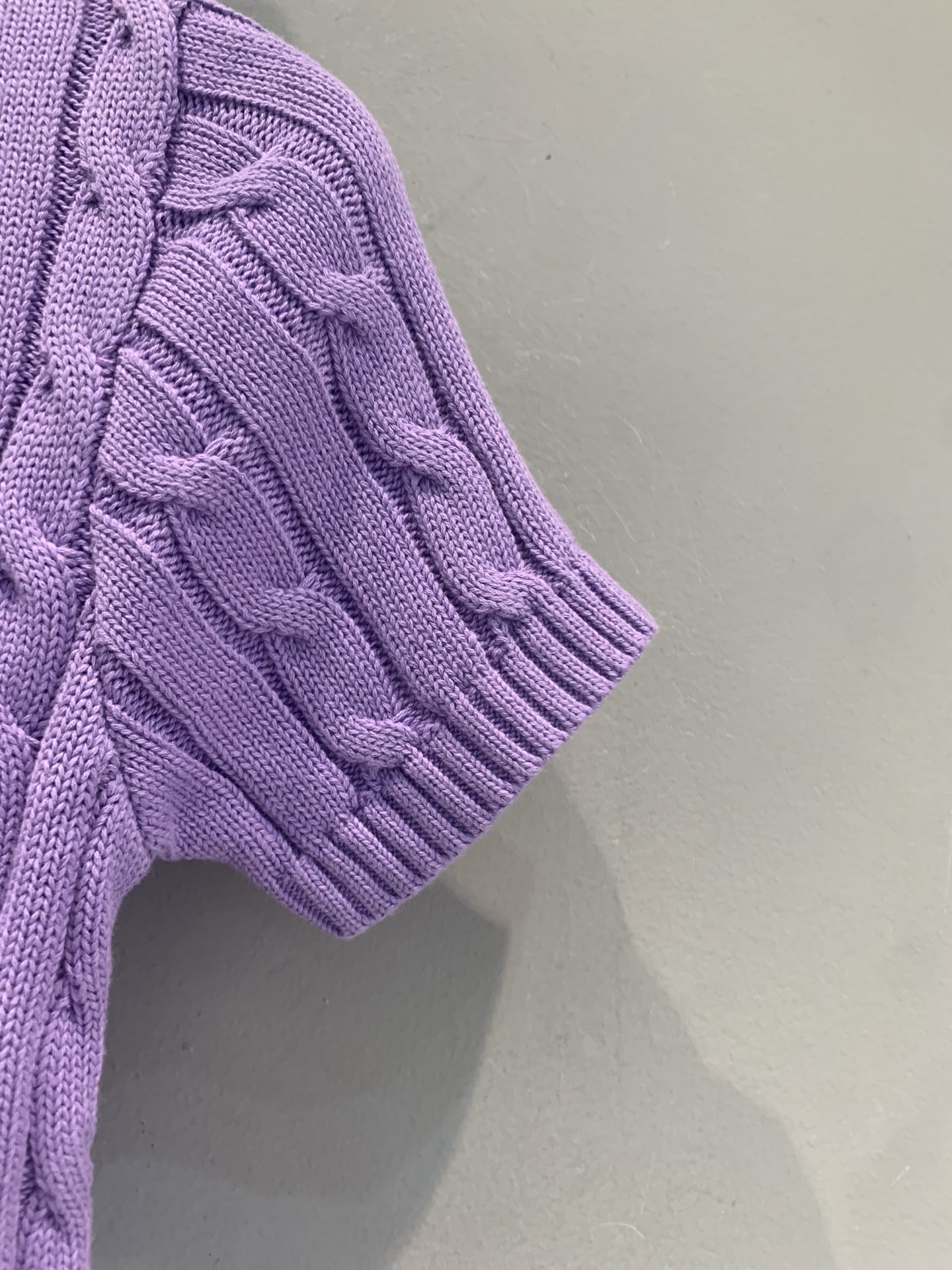 新款🆕 Polo Ralph Lauren麻花针织短袖，经典绞花纹理+圆领设计，修身剪裁超显气质！胸口小