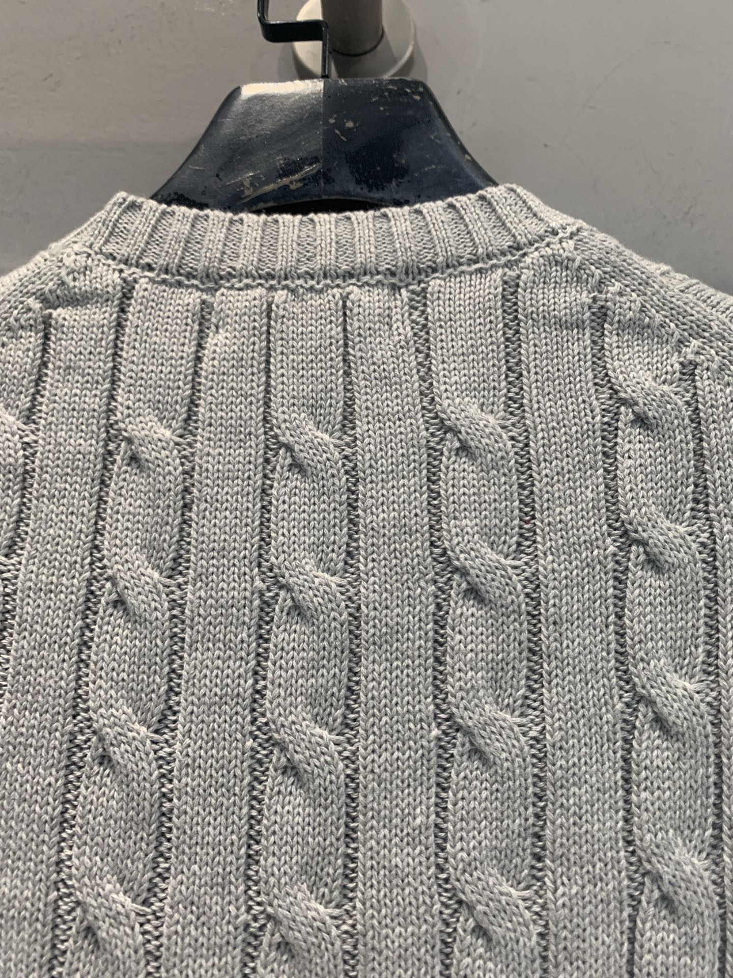 新款🆕 Polo Ralph Lauren麻花针织短袖，经典绞花纹理+圆领设计，修身剪裁超显气质！胸口小