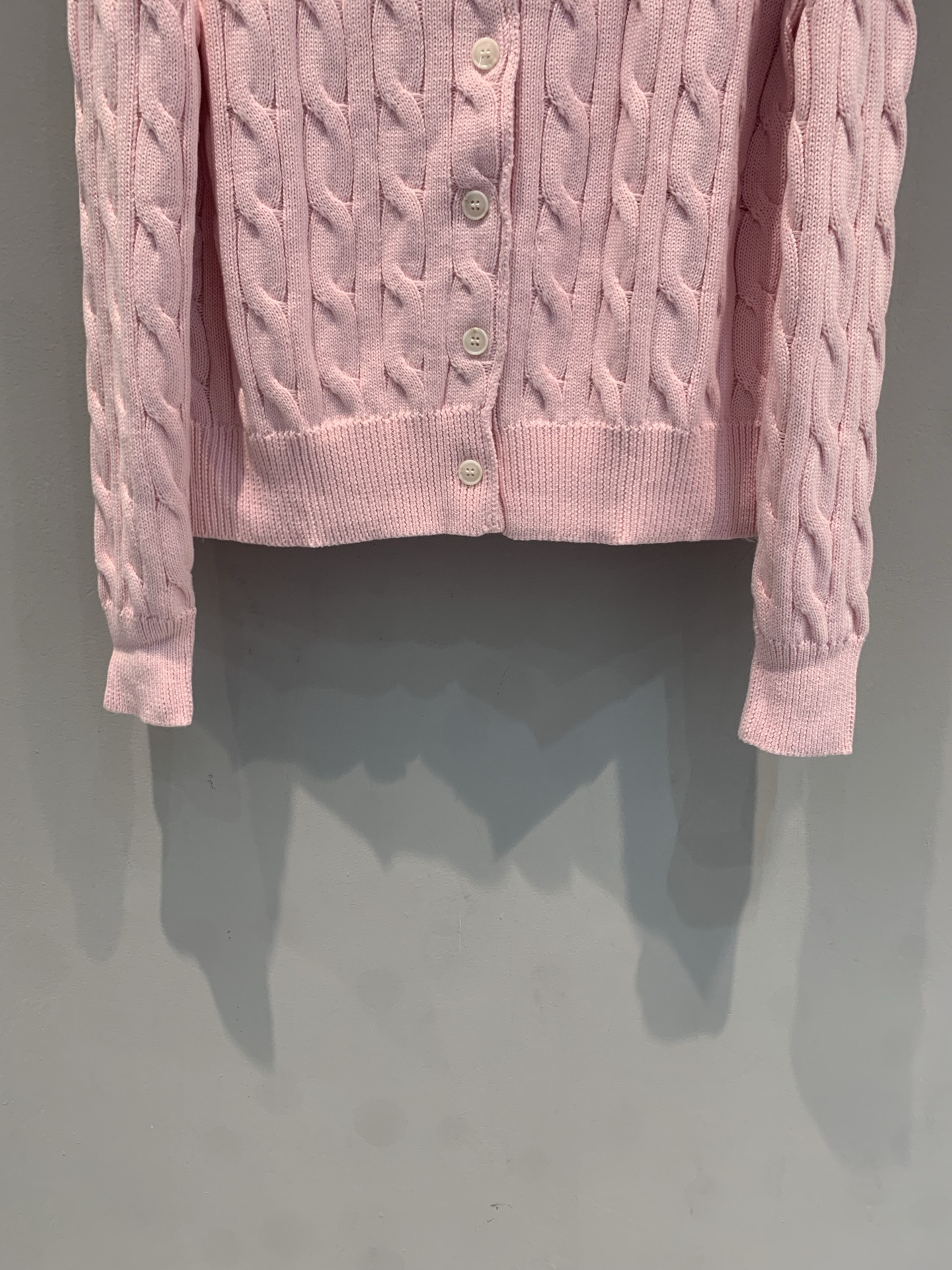 新款🆕 Polo Ralph Lauren早春新款经典绞花开衫，100%纯棉材质，柔软亲肤，麻花纹理立体