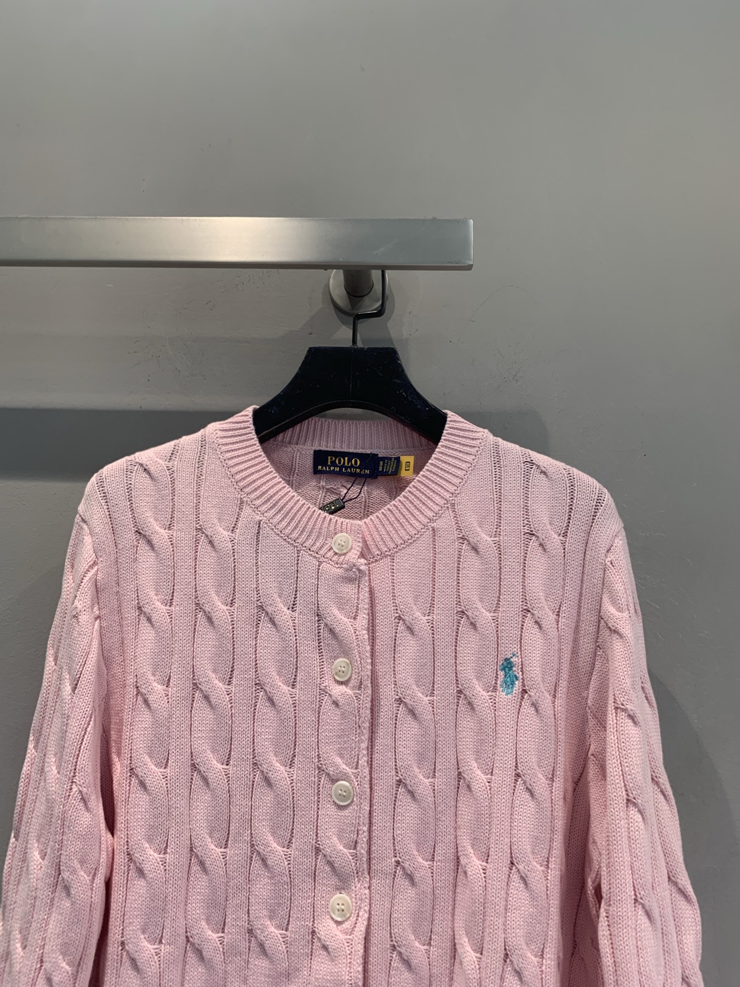 新款🆕 Polo Ralph Lauren早春新款经典绞花开衫，100%纯棉材质，柔软亲肤，麻花纹理立体