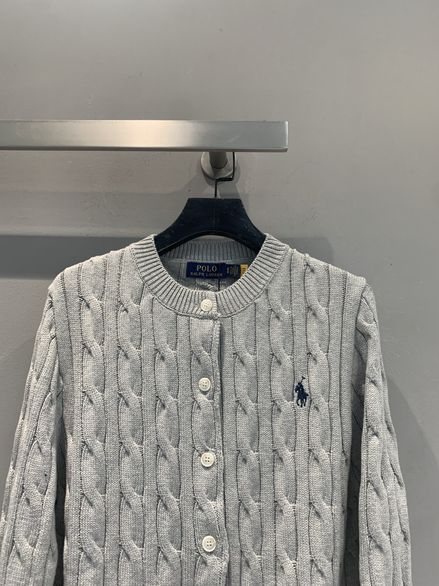 新款🆕 Polo Ralph Lauren早春新款经典绞花开衫，100%纯棉材质，柔软亲肤，麻花纹理立体