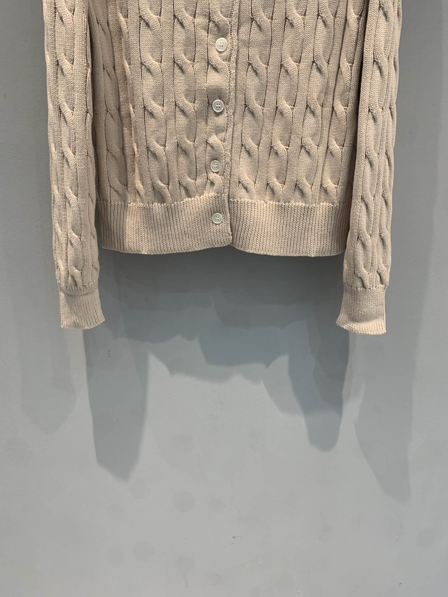 新款🆕 Polo Ralph Lauren早春新款经典绞花开衫，100%纯棉材质，柔软亲肤，麻花纹理立体