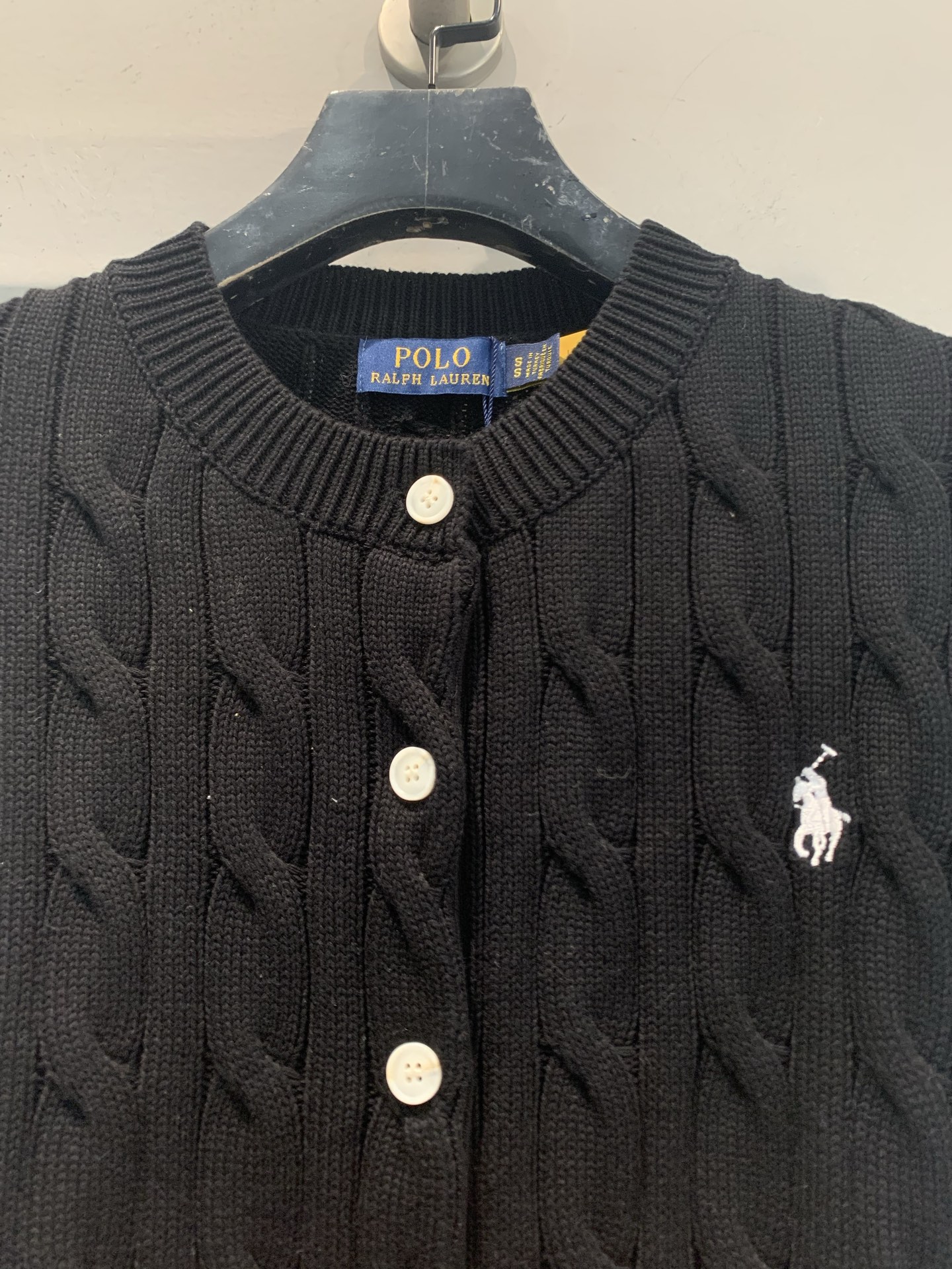 新款🆕 Polo Ralph Lauren早春新款经典绞花开衫，100%纯棉材质，柔软亲肤，麻花纹理立体